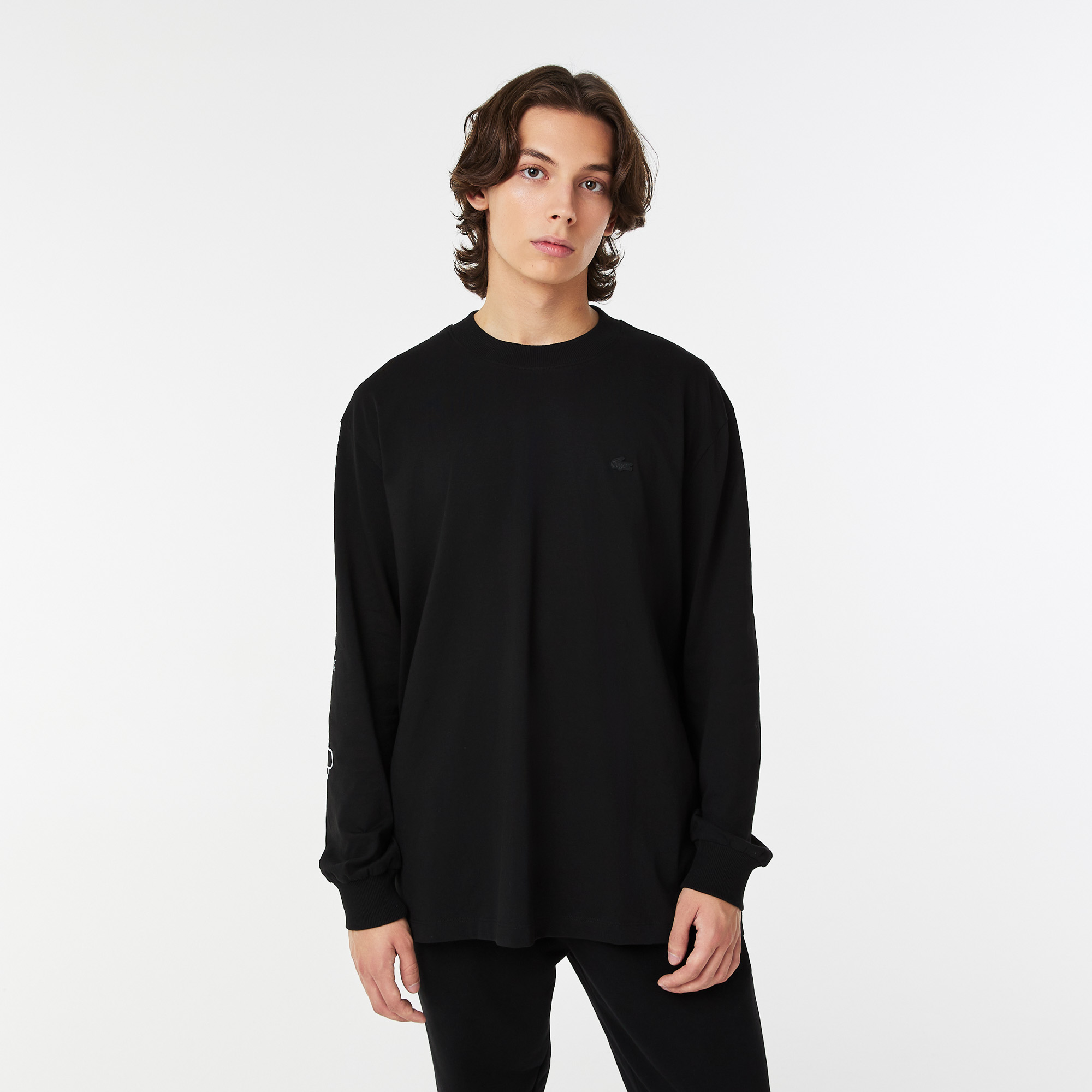 Лонгслив Lacoste, черный, арт. TH2409