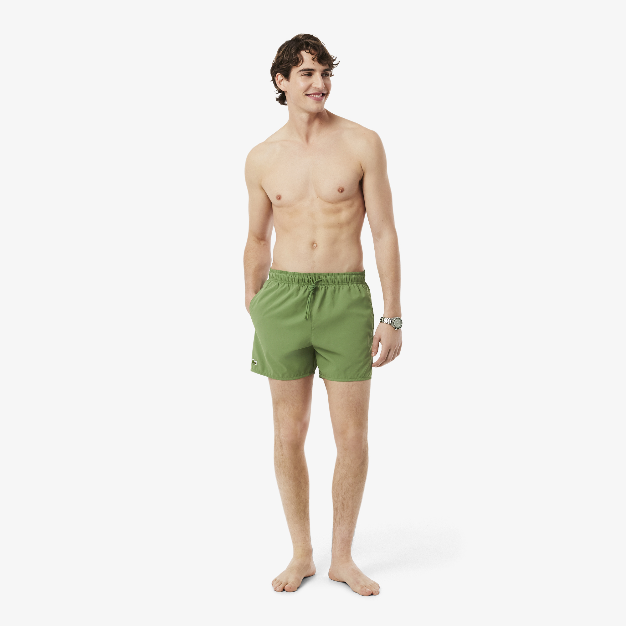 

Мужские купальные шорты Lacoste, Зелёный
