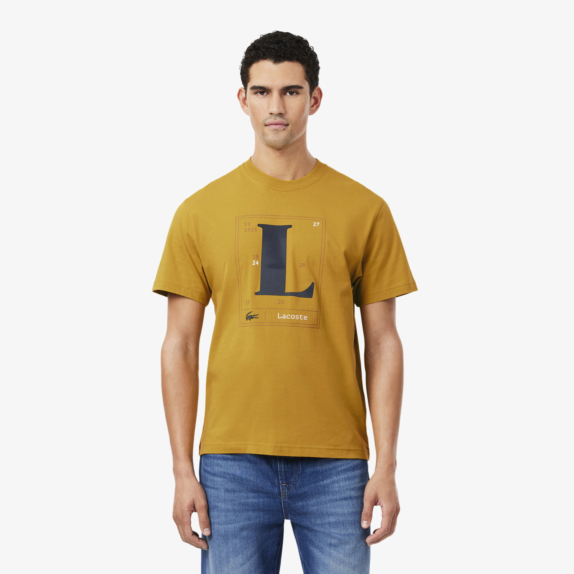 Мужская хлопковая футболка Lacoste