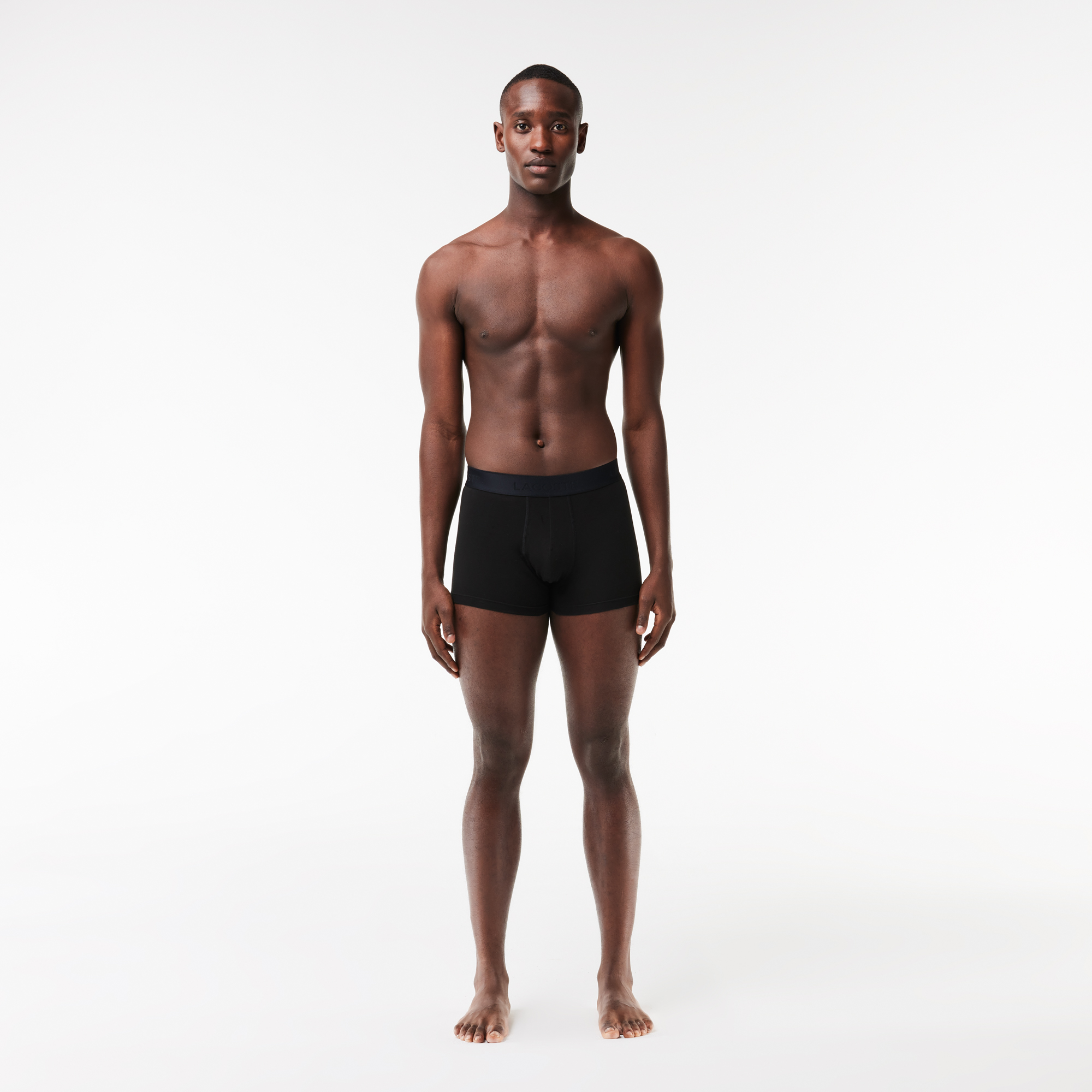 Набор мужских трусов-боксеров Lacoste, черный, арт. 5H3407