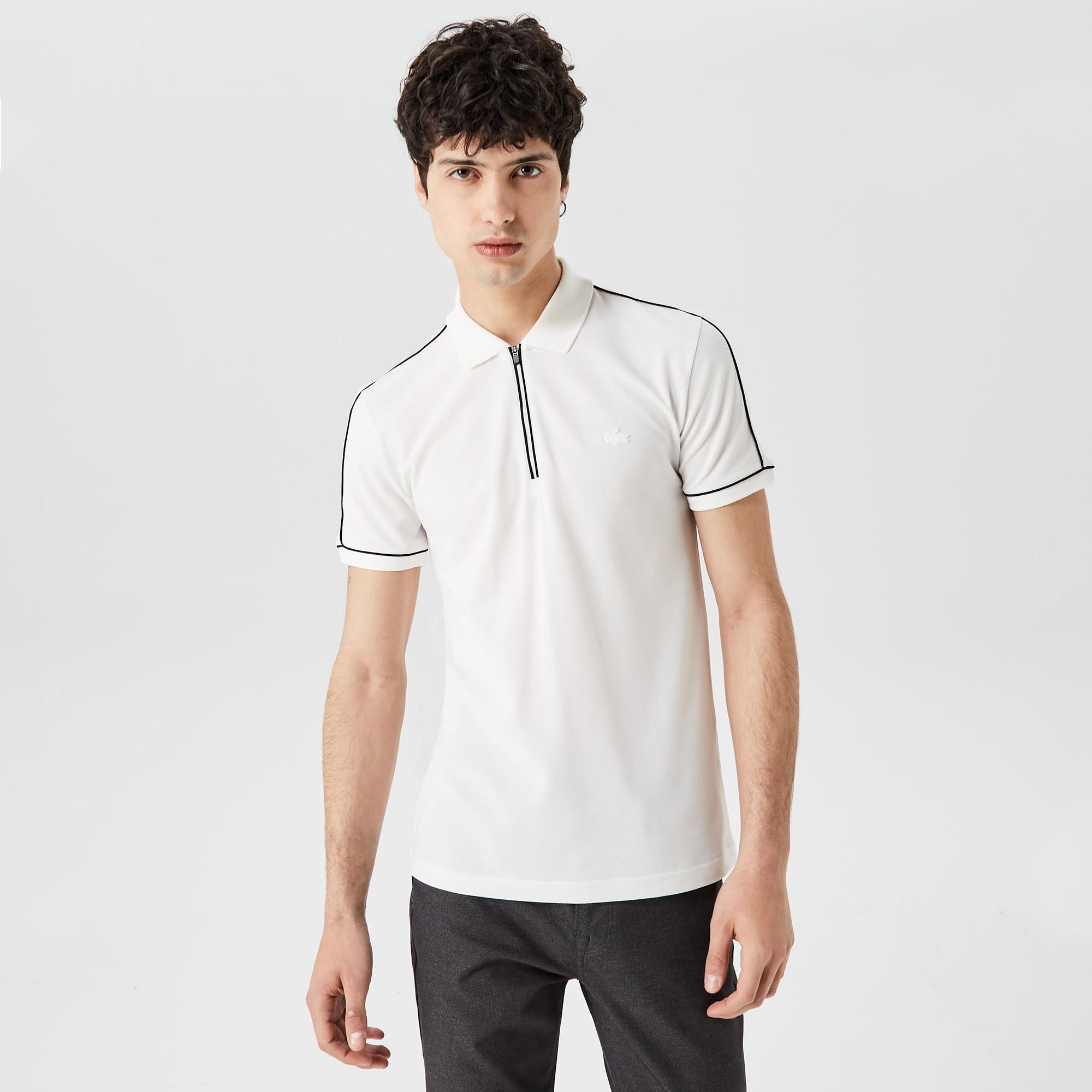 Мужское поло Lacoste Slim Fit, белый, арт. PH0349
