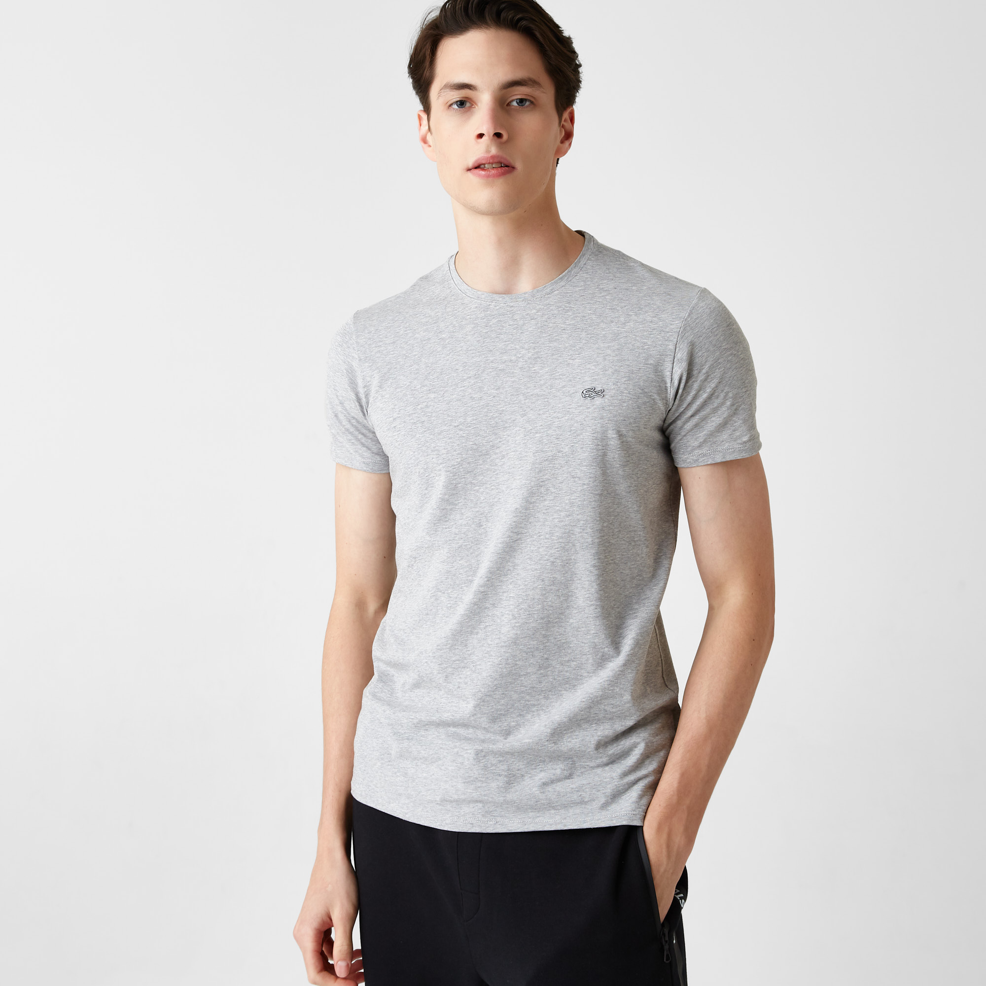 Мужская футболка Lacoste приталенного кроя