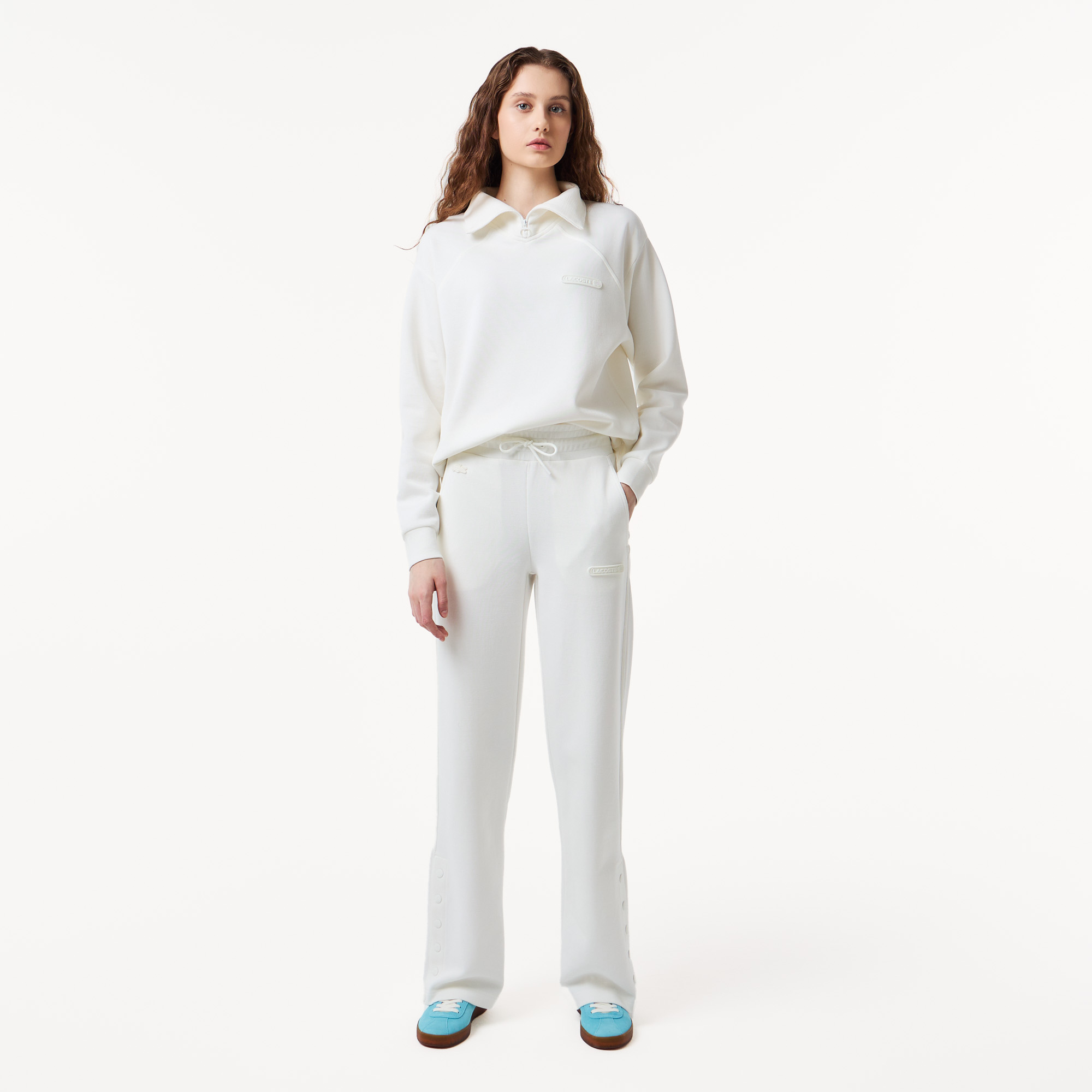 Женские спортивные брюки Lacoste, белый, арт. XF2404