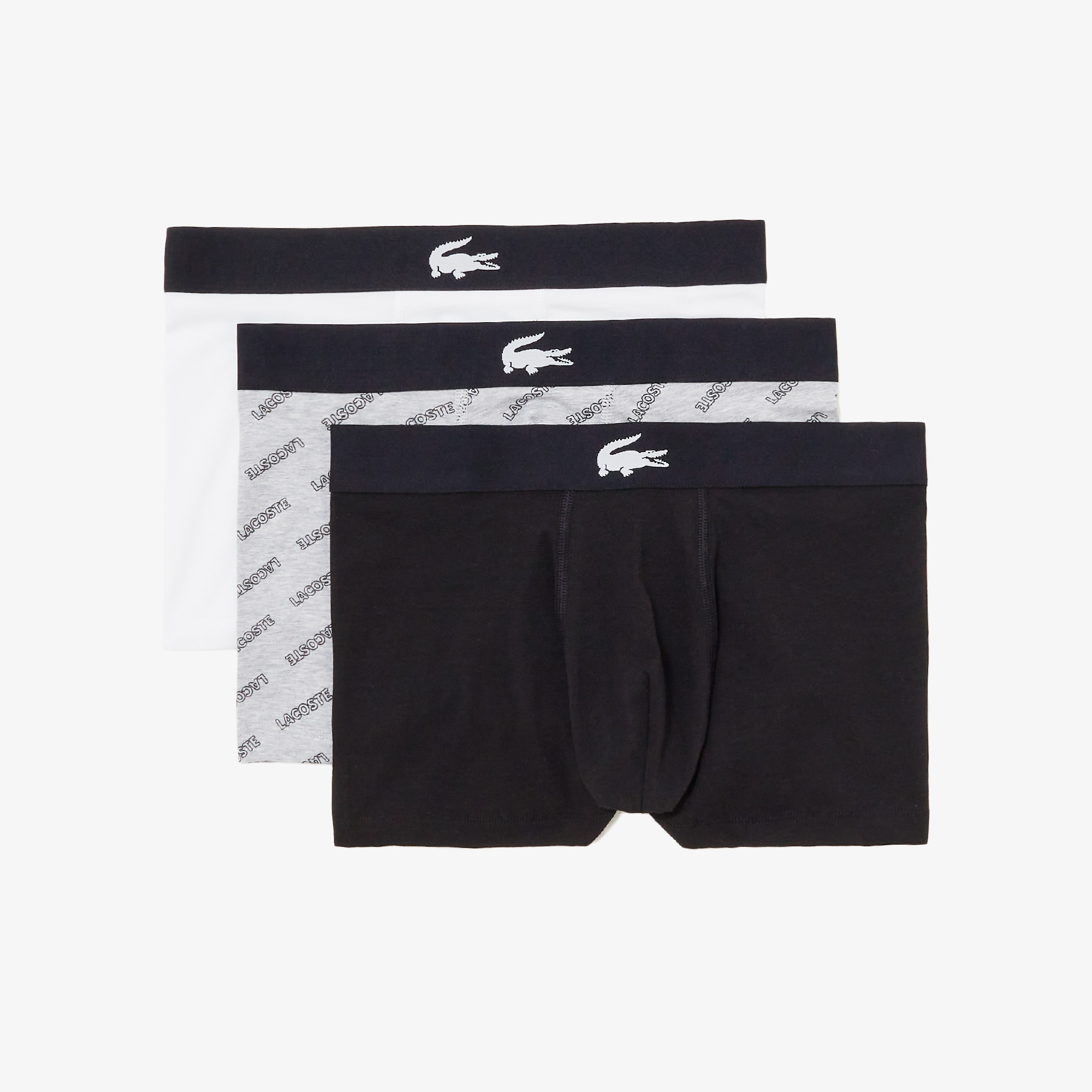 

Мужское нижнее бельё Lacoste 3 шт., Чёрный