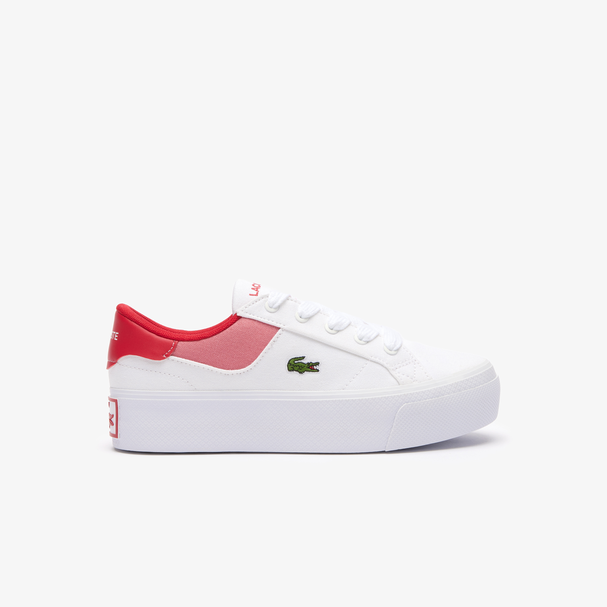 Женские кеды Lacoste ZIANE PLATFORM, красный, арт. 747CFA0011