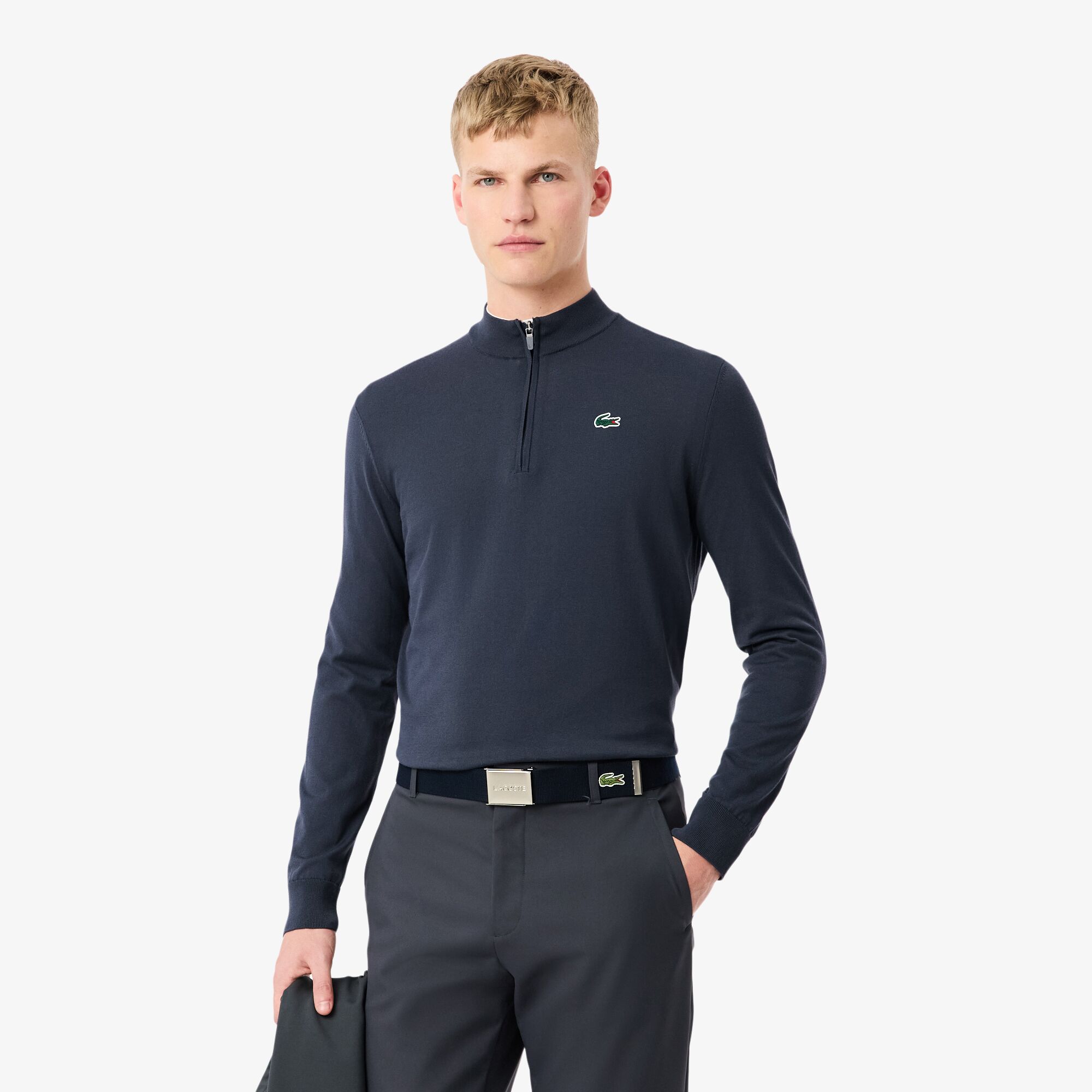 Мужской свитер Lacoste, серый, арт. AH9349