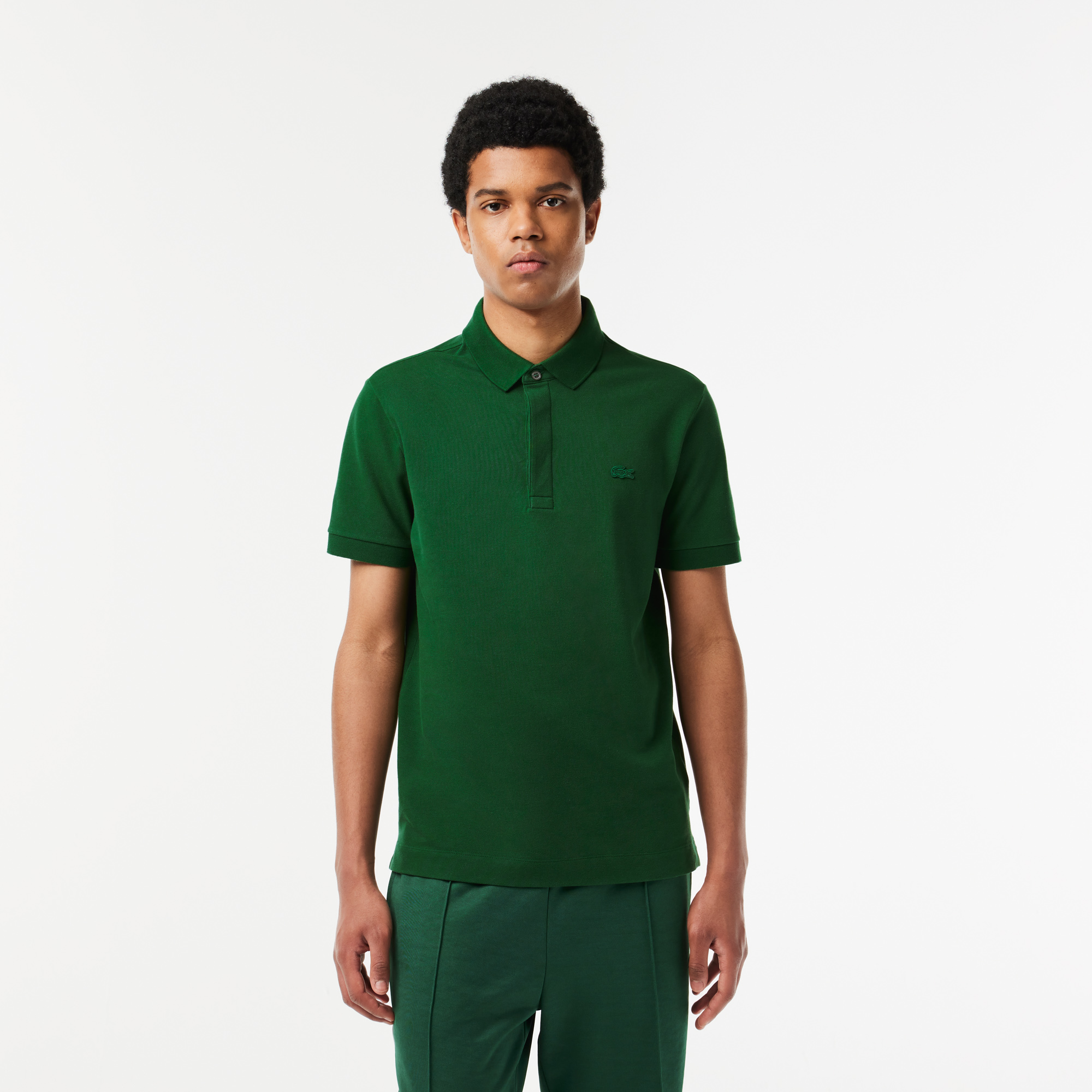 Мужское поло Lacoste PARIS Regular Fit, зеленый, арт. PH5522