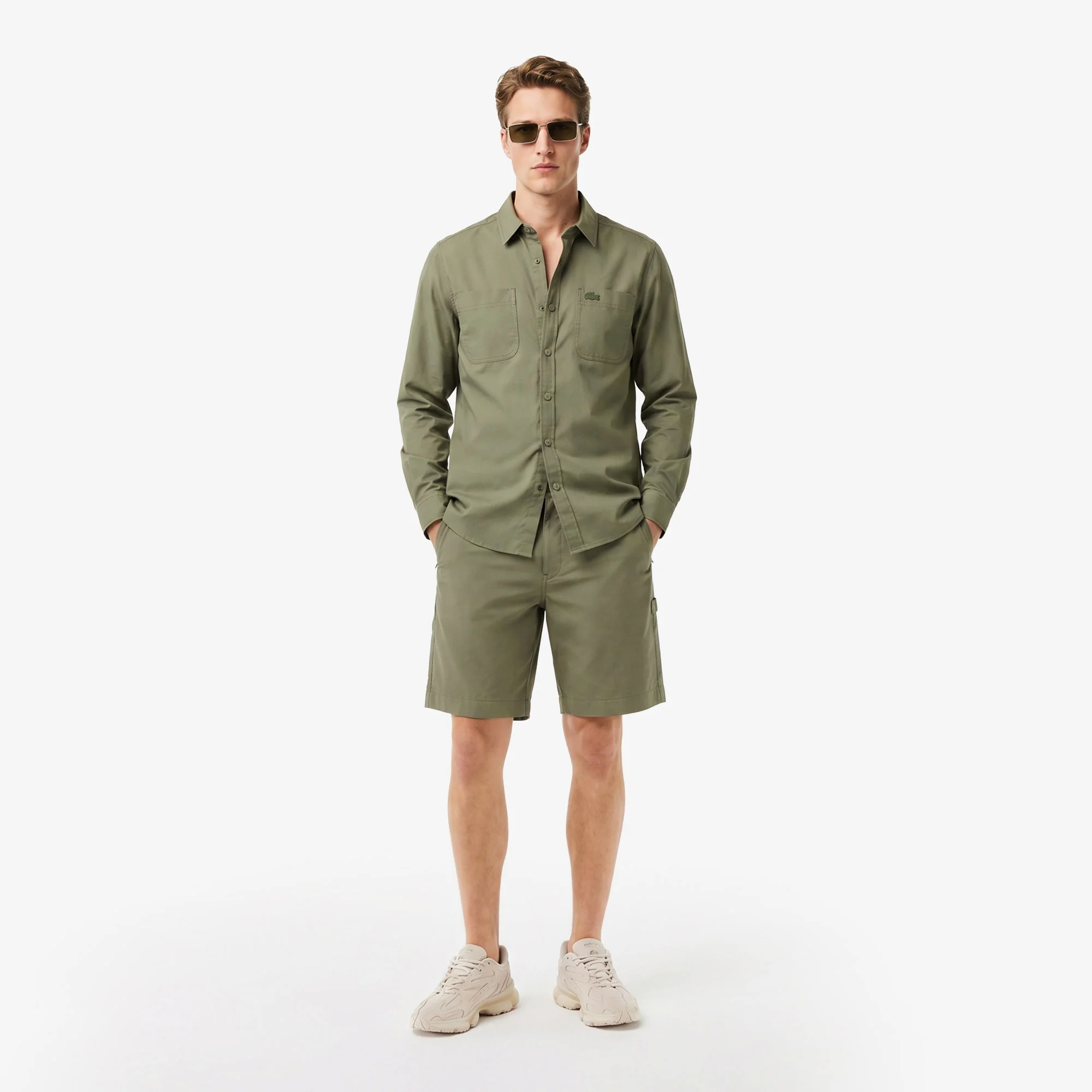Мужские хлопковые бермуды Lacoste