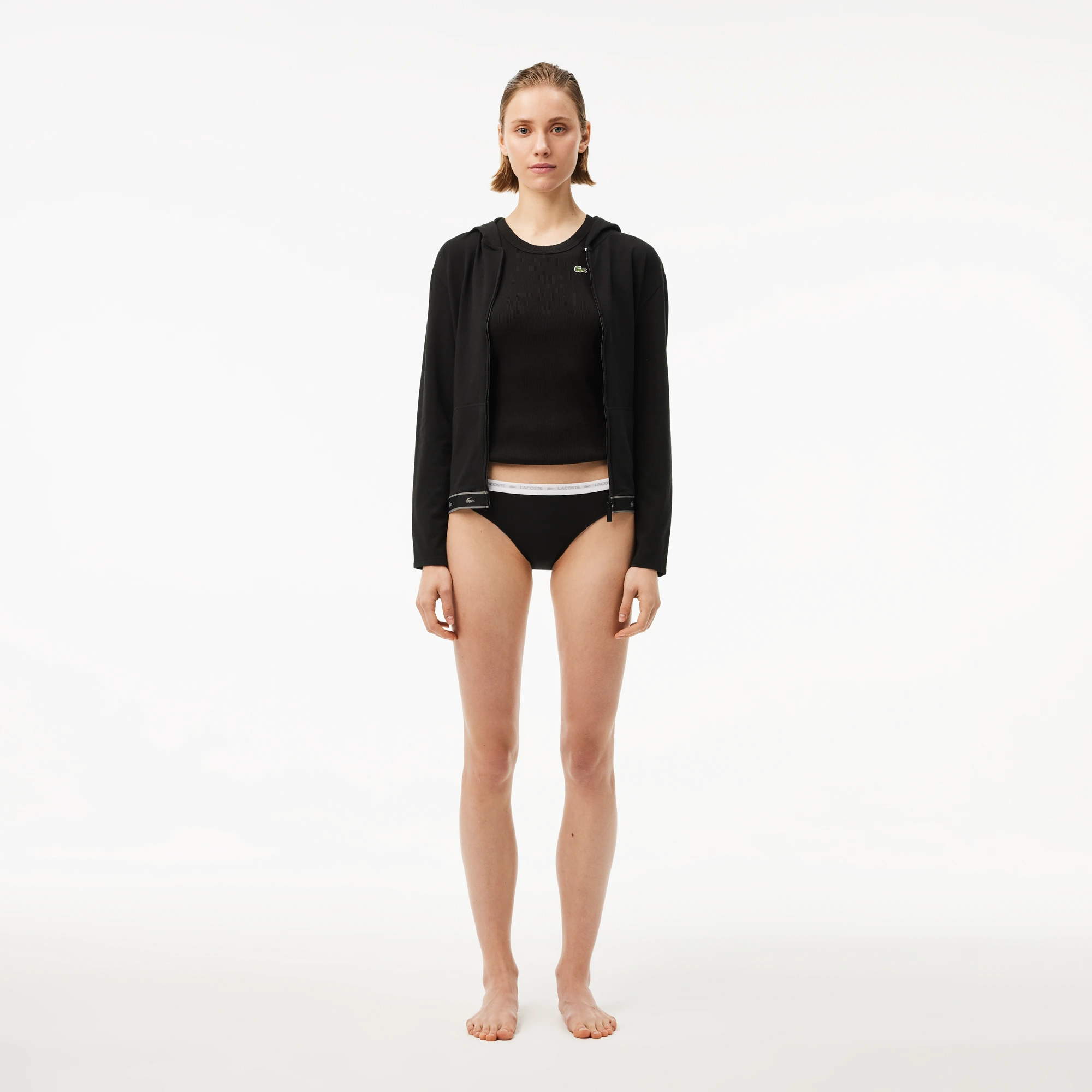 Женские трусы Lacoste из эластичного хлопка (3ед.) 5