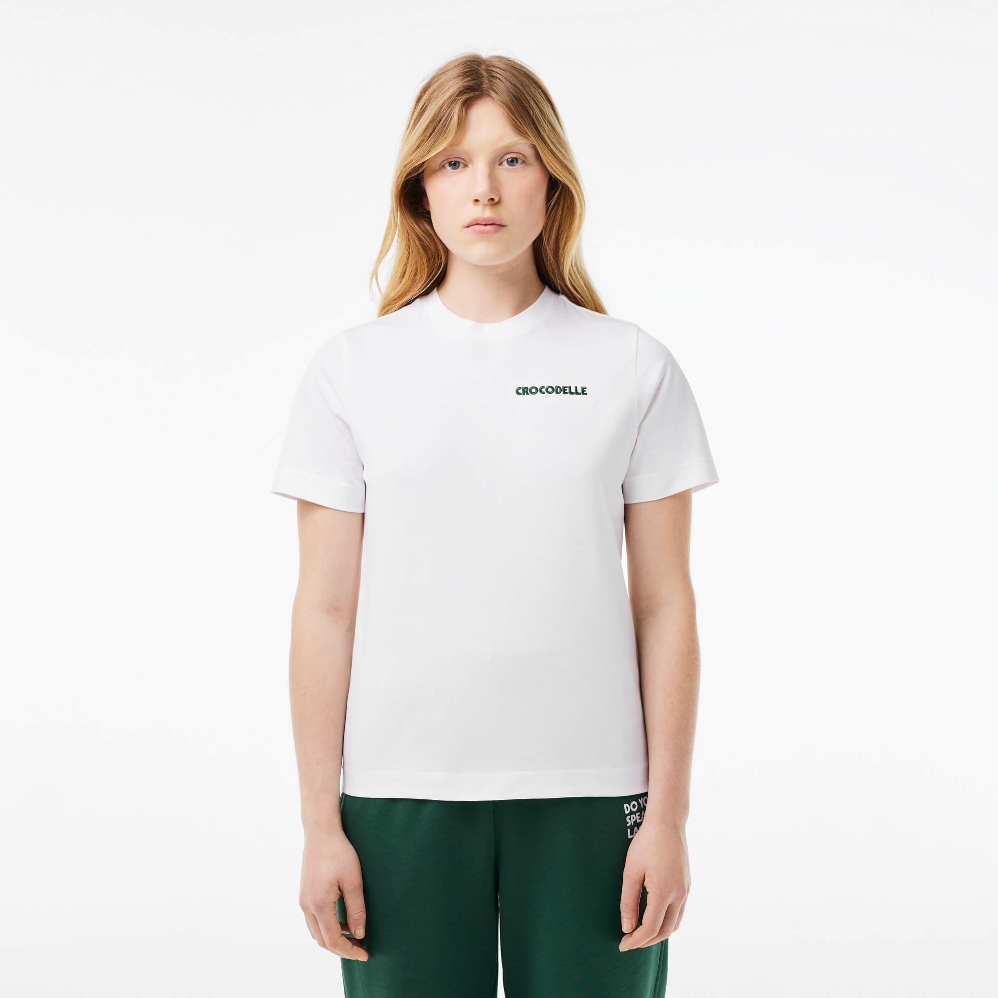 Футболка Lacoste свободного кроя, белый, арт. TF7267