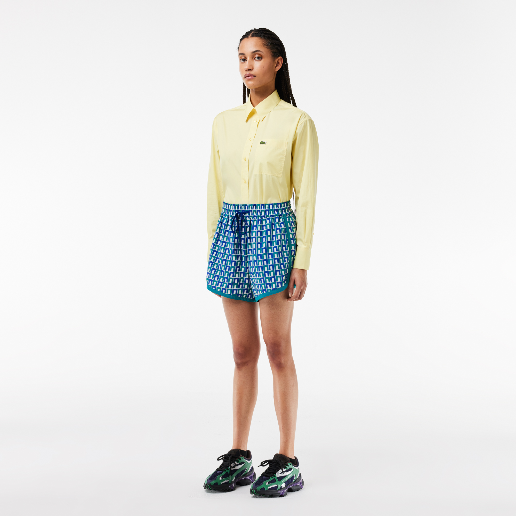 

Женские лёгкие шорты Lacoste, Синий