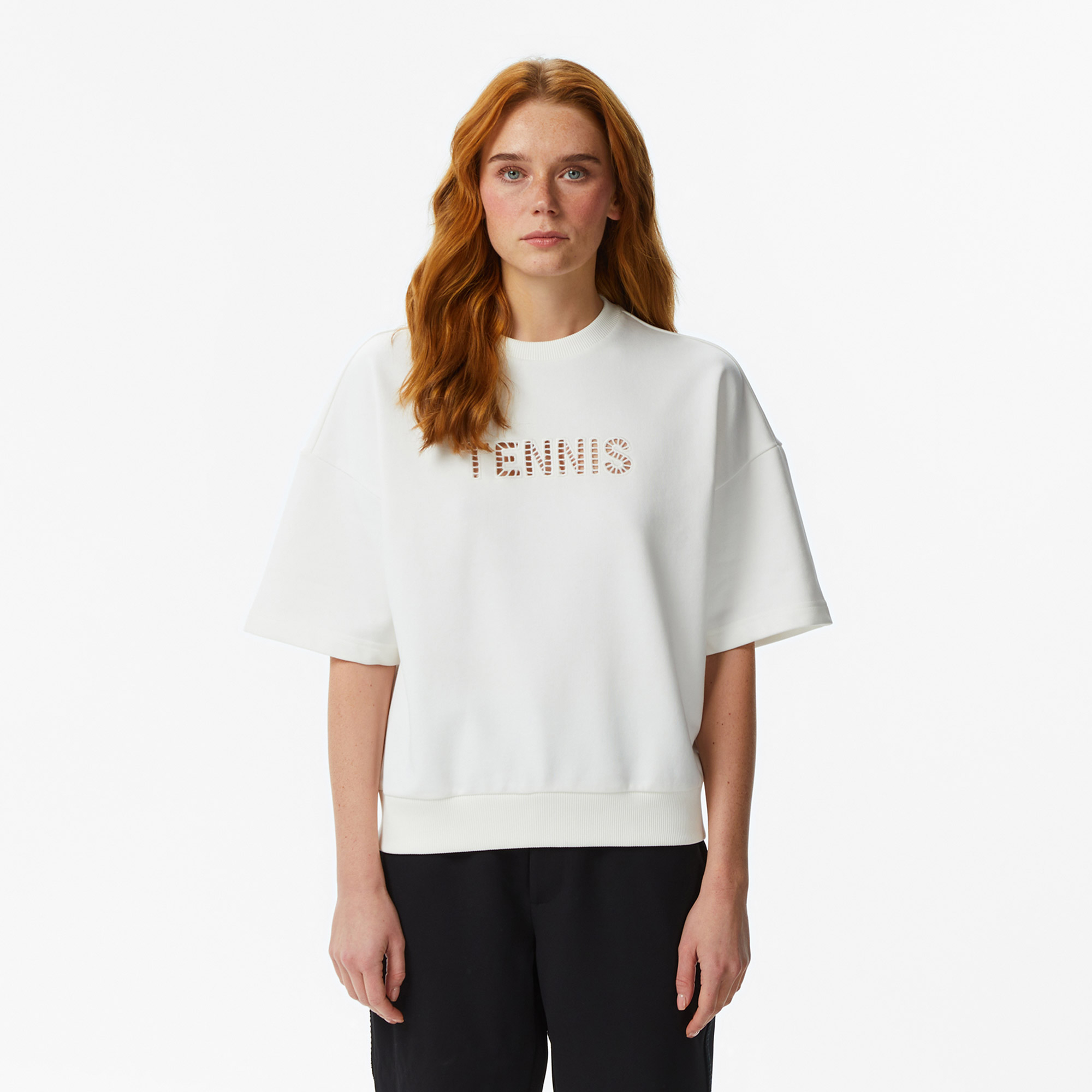 Толстовка женская Lacoste, белый, арт. SF0609