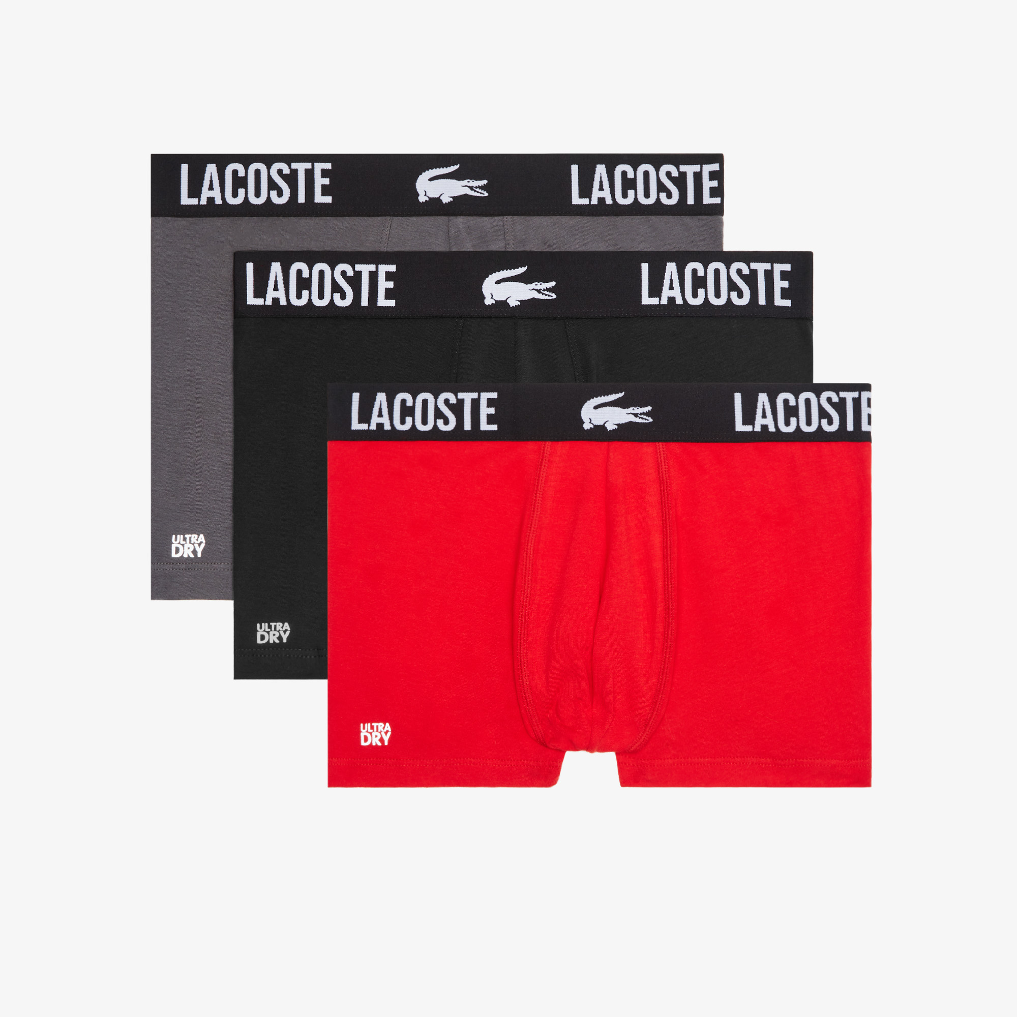 

Мужское нижнее бельё Lacoste (3 шт.), Чёрный