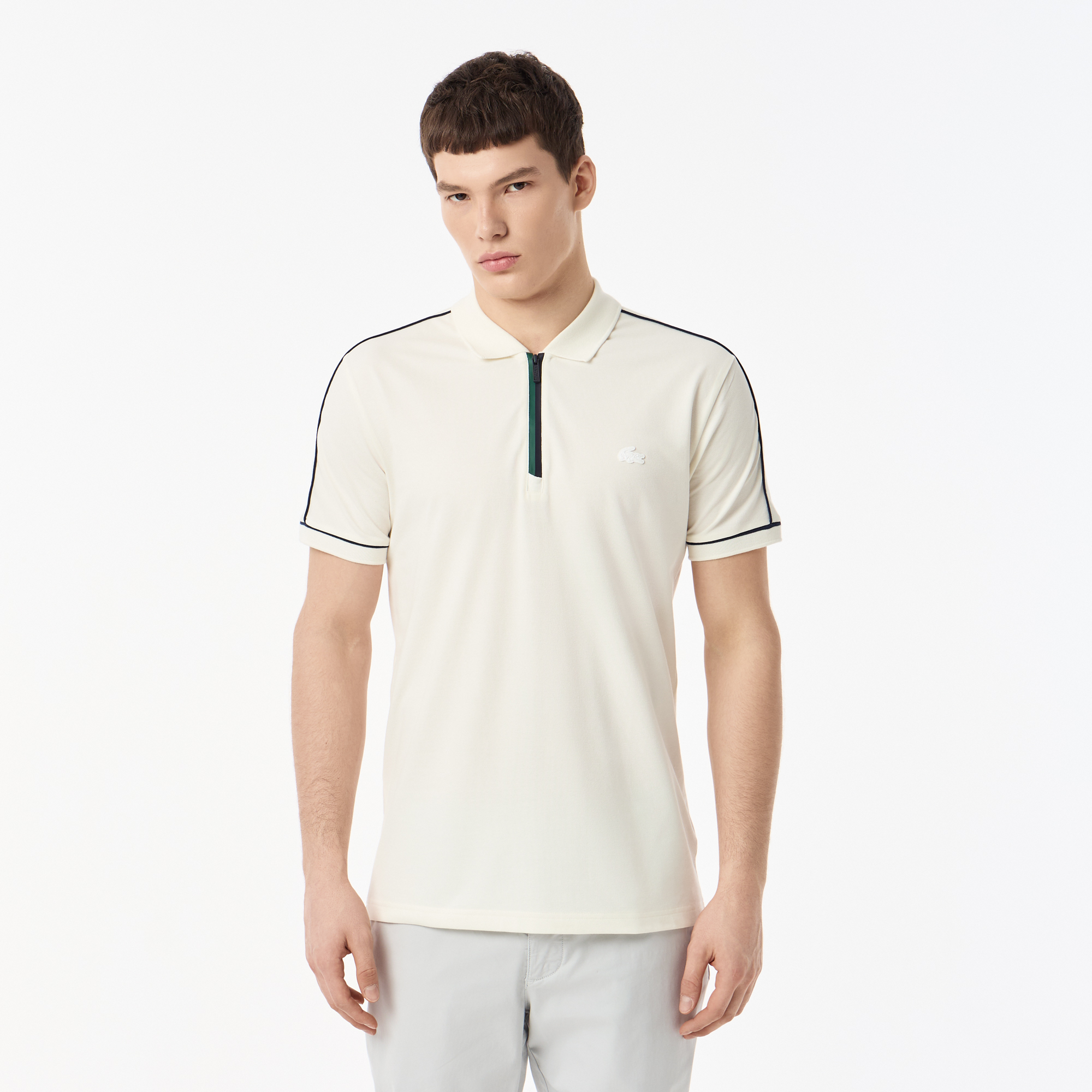 Мужское поло Lacoste PH0549, белый, арт. PH0549
