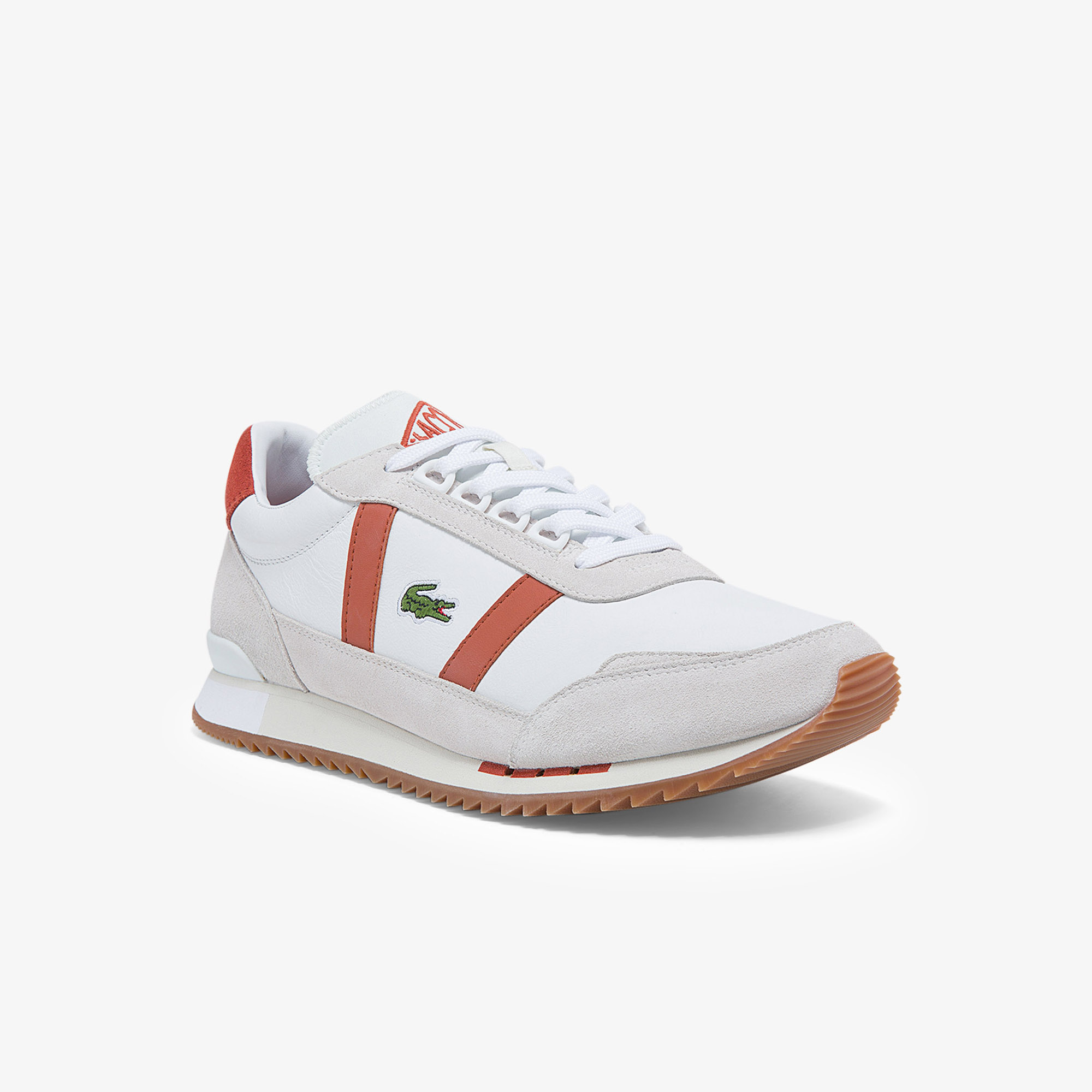 

Мужские кеды Lacoste PARTNER RETRO 01214 SMA BLK/OFF WHT, Белый