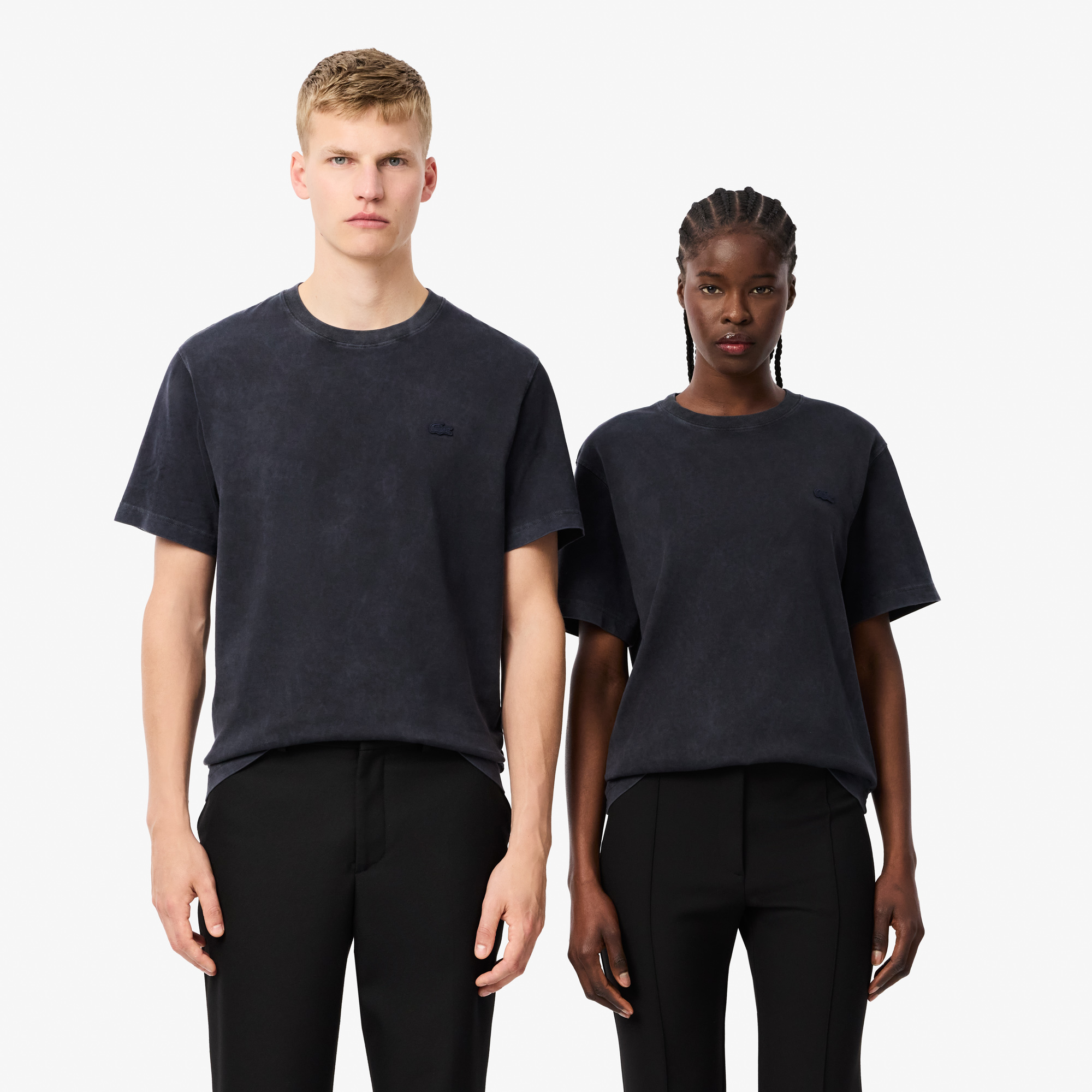 Хлопковая футболка Lacoste унисекс