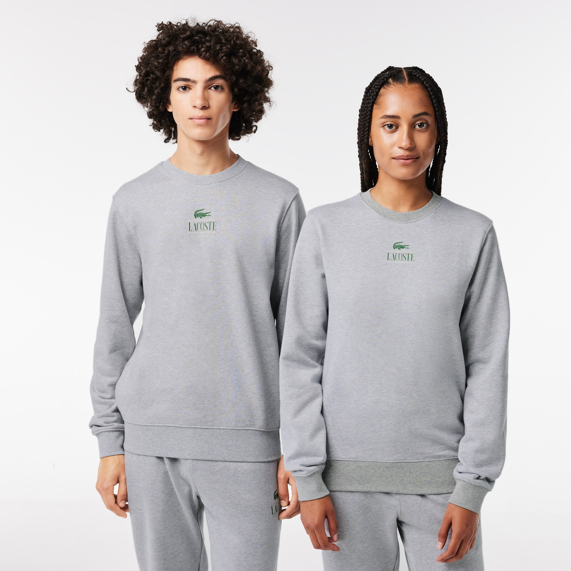Хлопковая толстовка Lacoste Unisex, серый, арт. SH1156