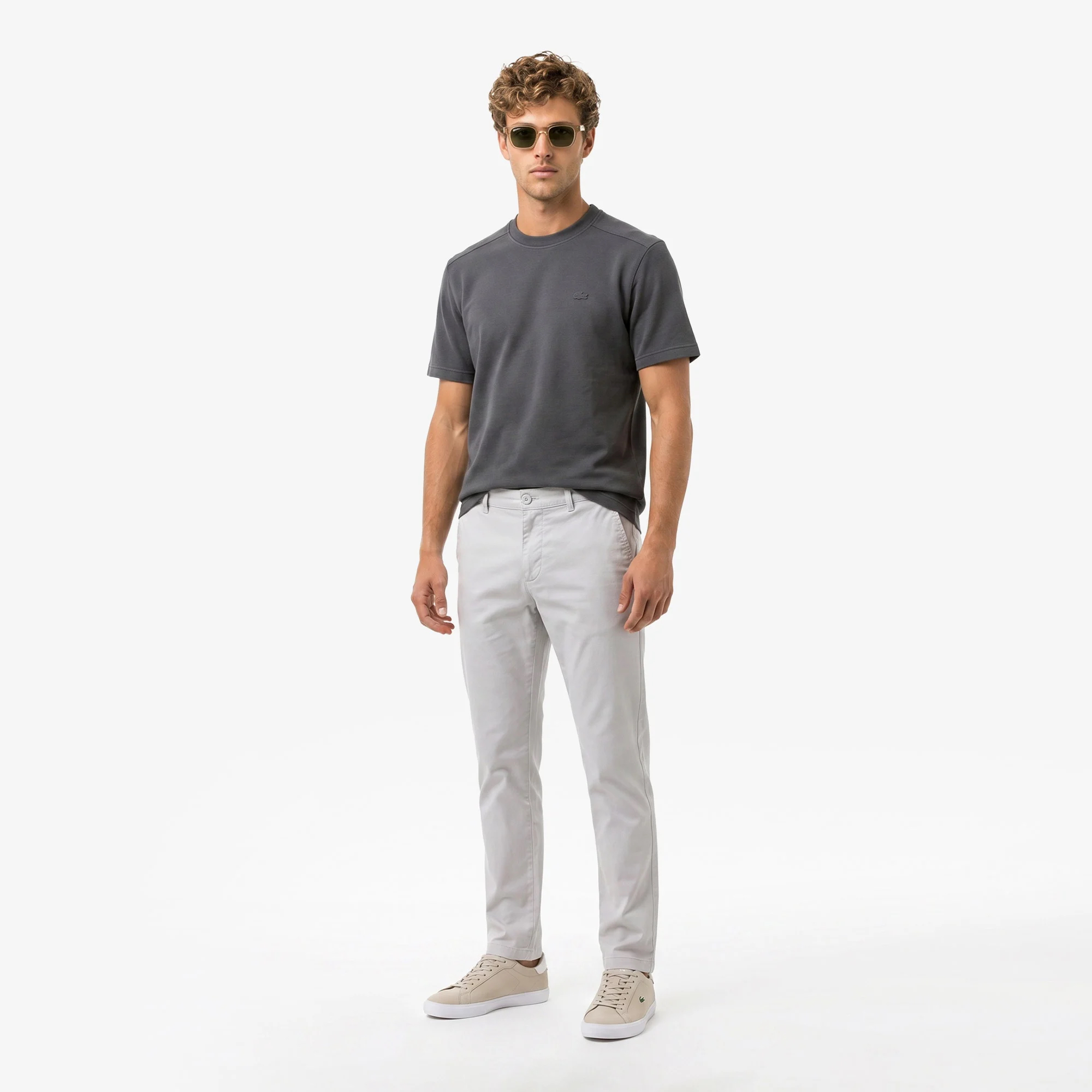 Мужские хлопковые брюки Lacoste