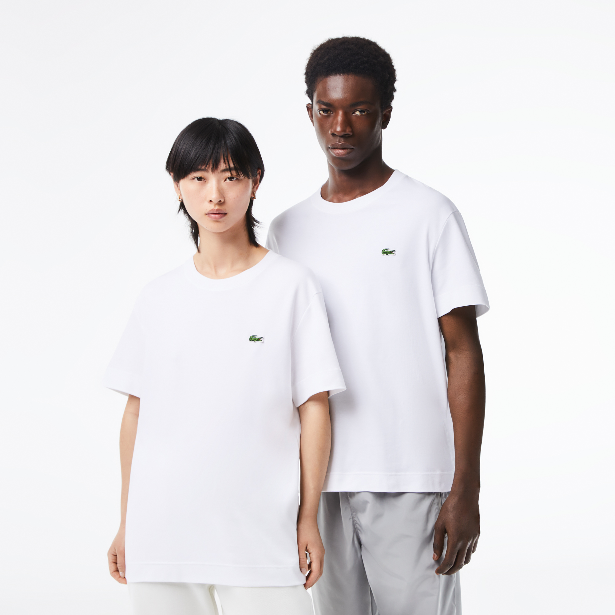 Футболка Lacoste Unisex из органического хлопка, белый, арт. TH1708