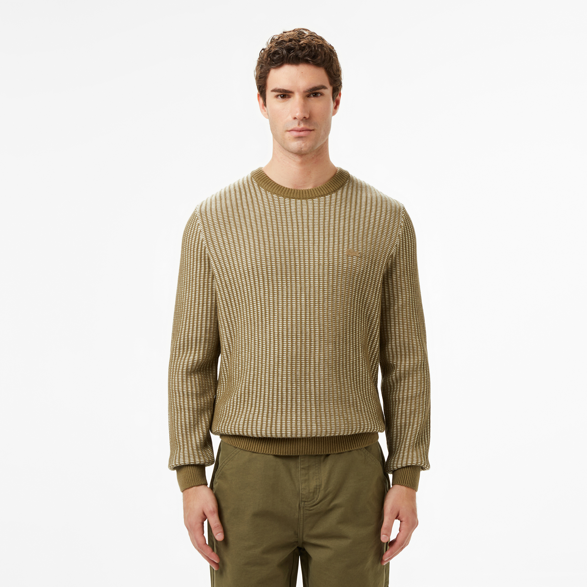 Свитер Lacoste, хаки, арт. AH2603