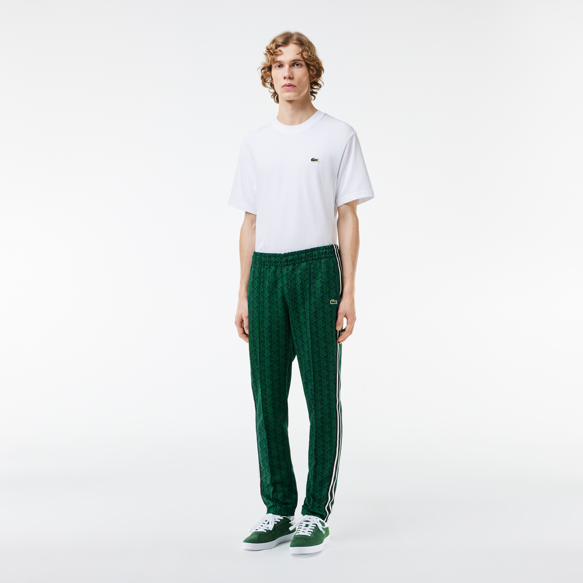 

Спортивные брюки Lacoste Paris Regular Fit с монограммой, Зелёный