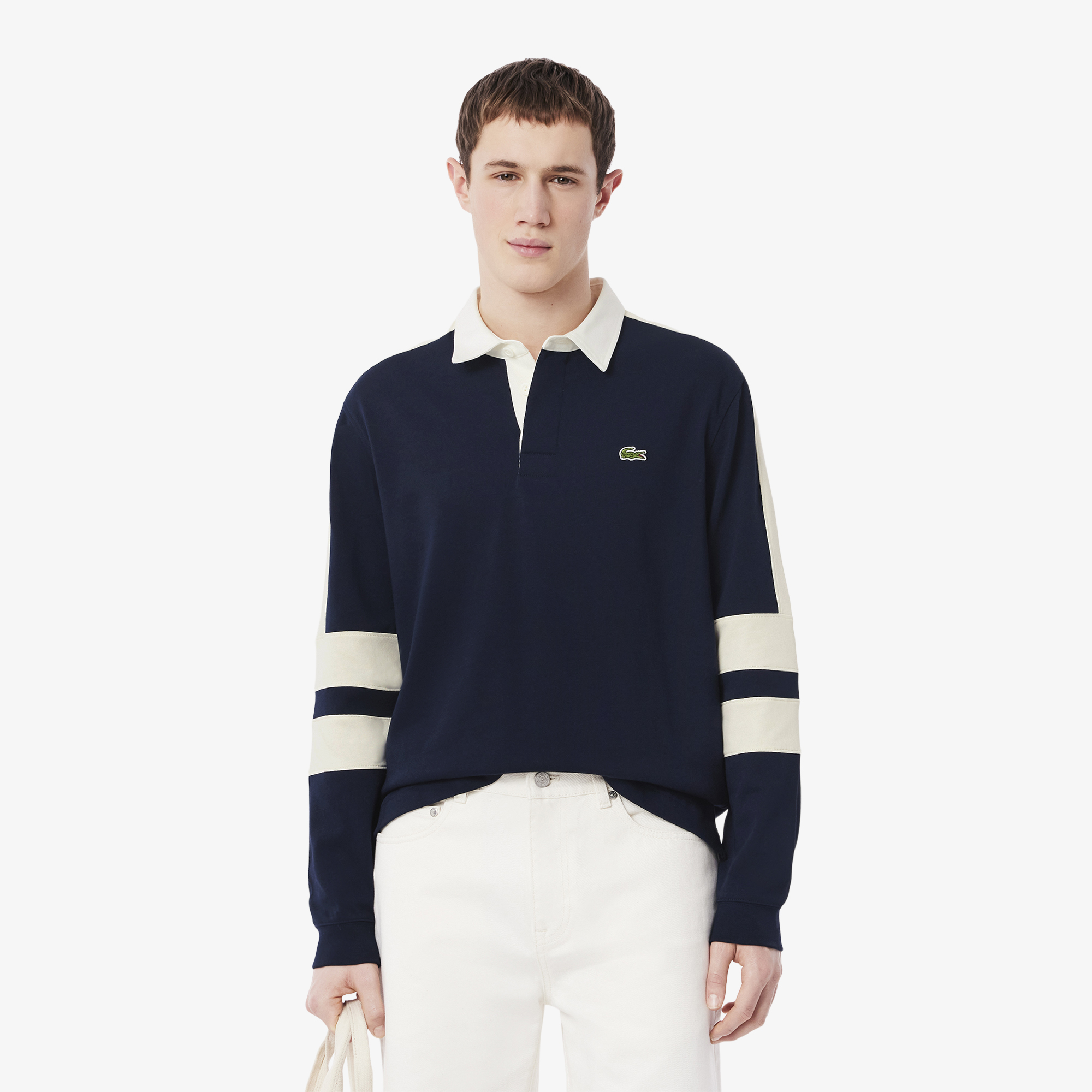 

Мужское хлопковое регби Lacoste, Синий