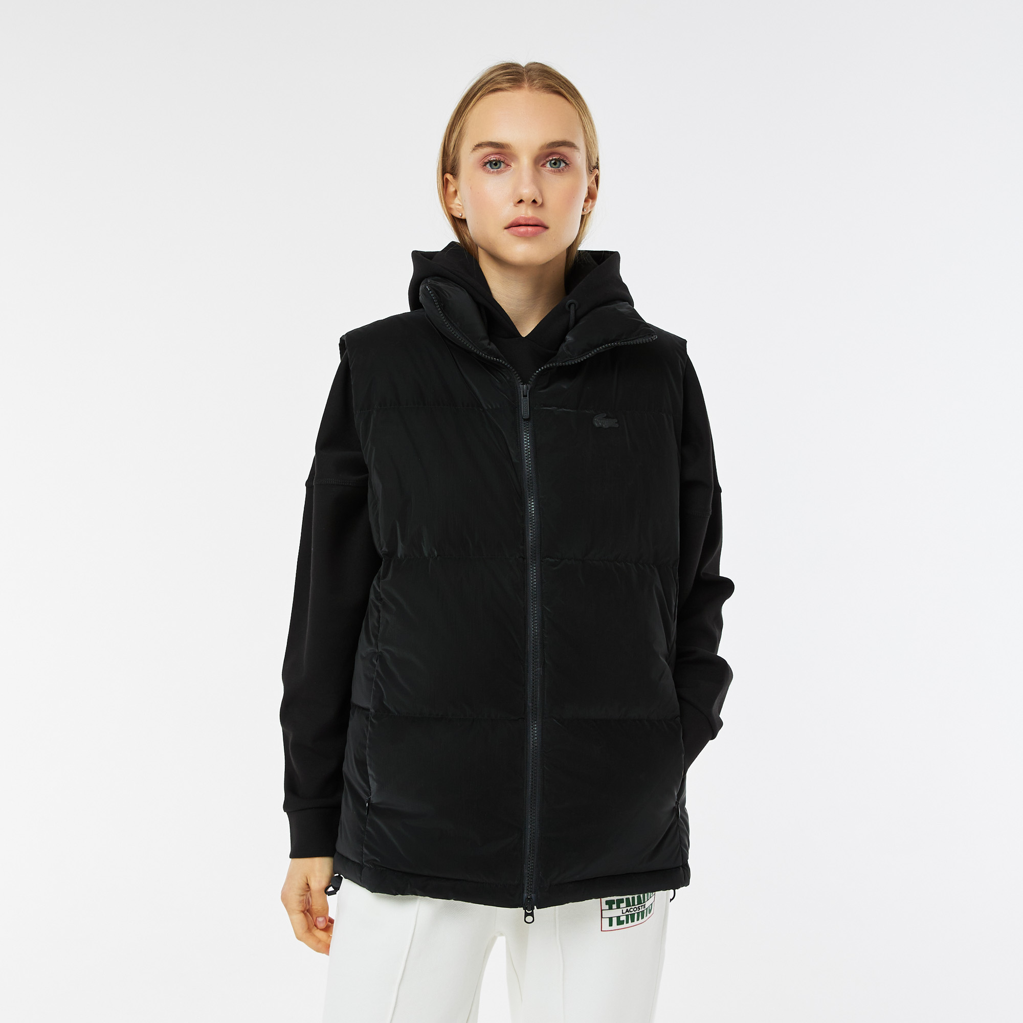 Жилет женский Lacoste, черный, арт. BF2405