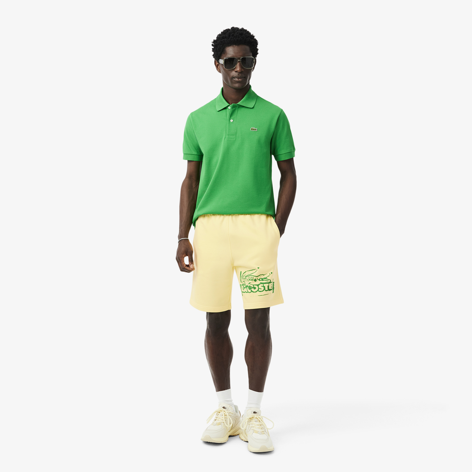 

Мужские шорты Lacoste из органического хлопка, Жёлтый