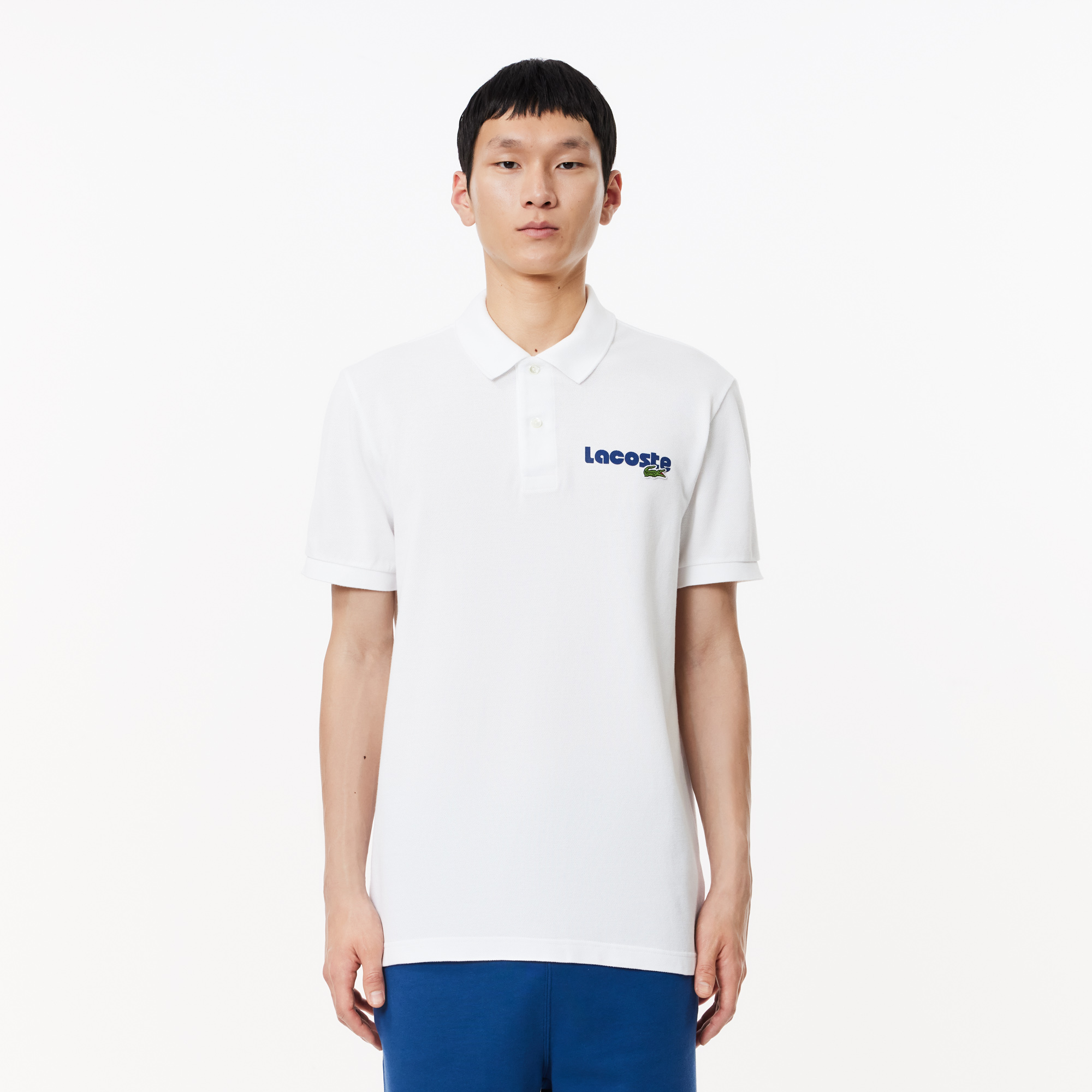 Мужское поло Lacoste L.12.12, белый, арт. PH7426