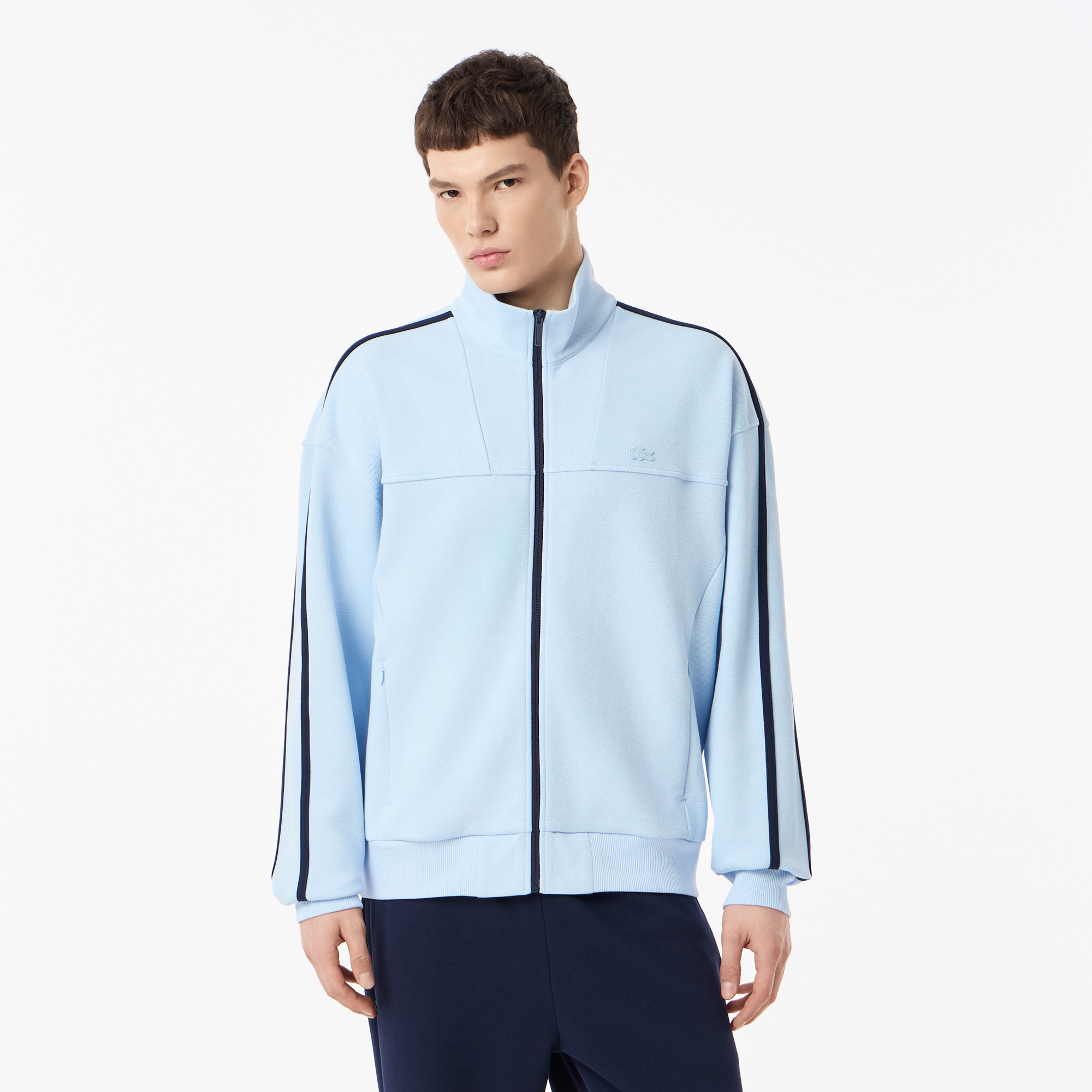 

Мужская толстовка Lacoste из эластичного хлопка, Голубой