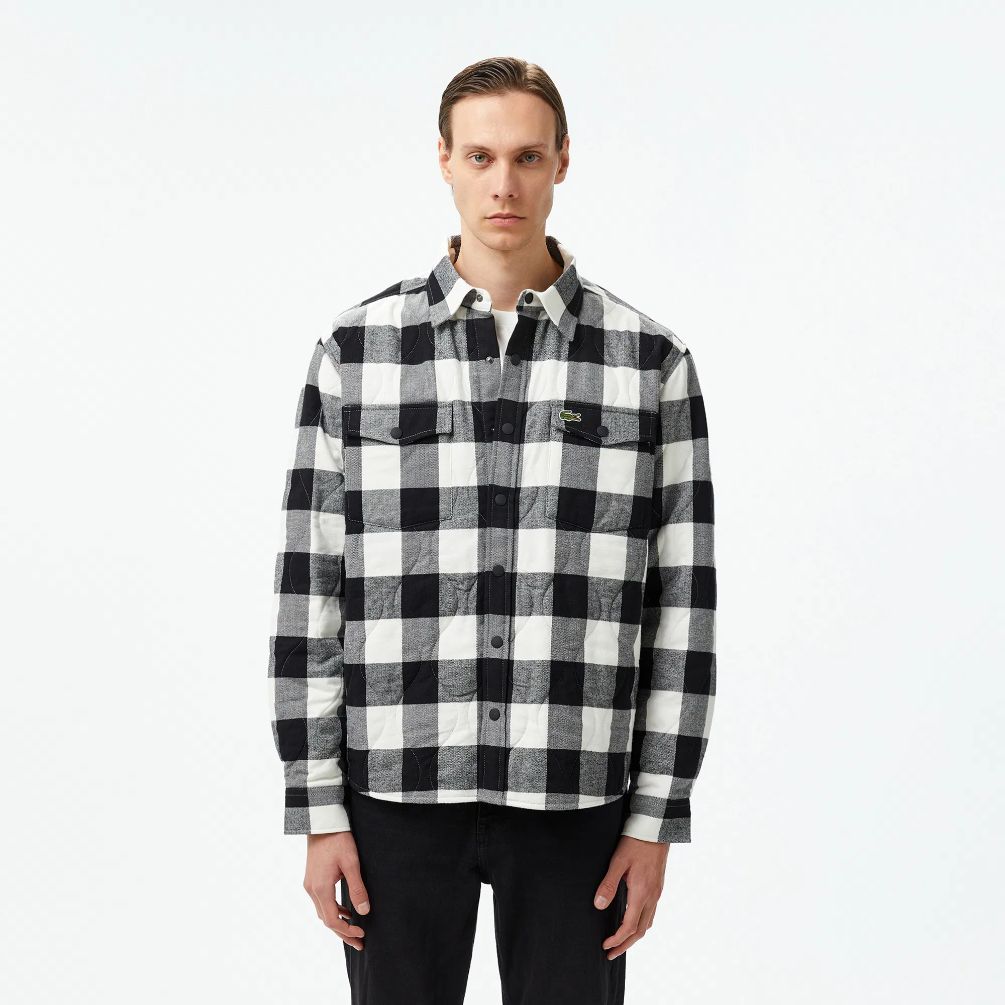 Мужская рубашка Lacoste, черный, арт. CH2520