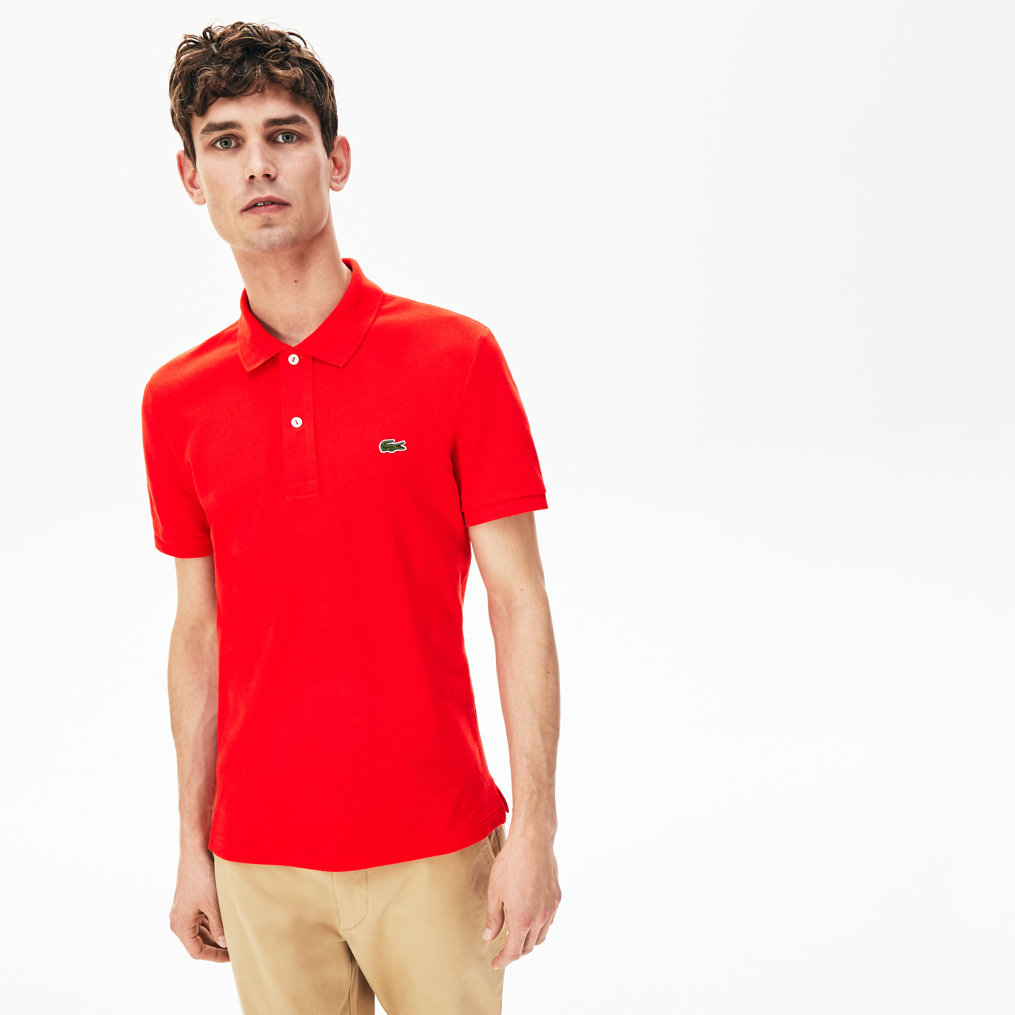 Поло Lacoste L.12.12, красный, арт. PH4012