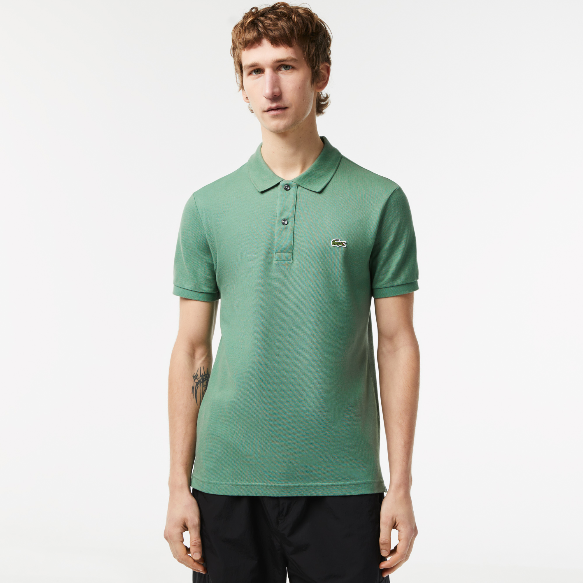 

Мужское поло Lacoste L.12.12 Slim Fit, Зелёный