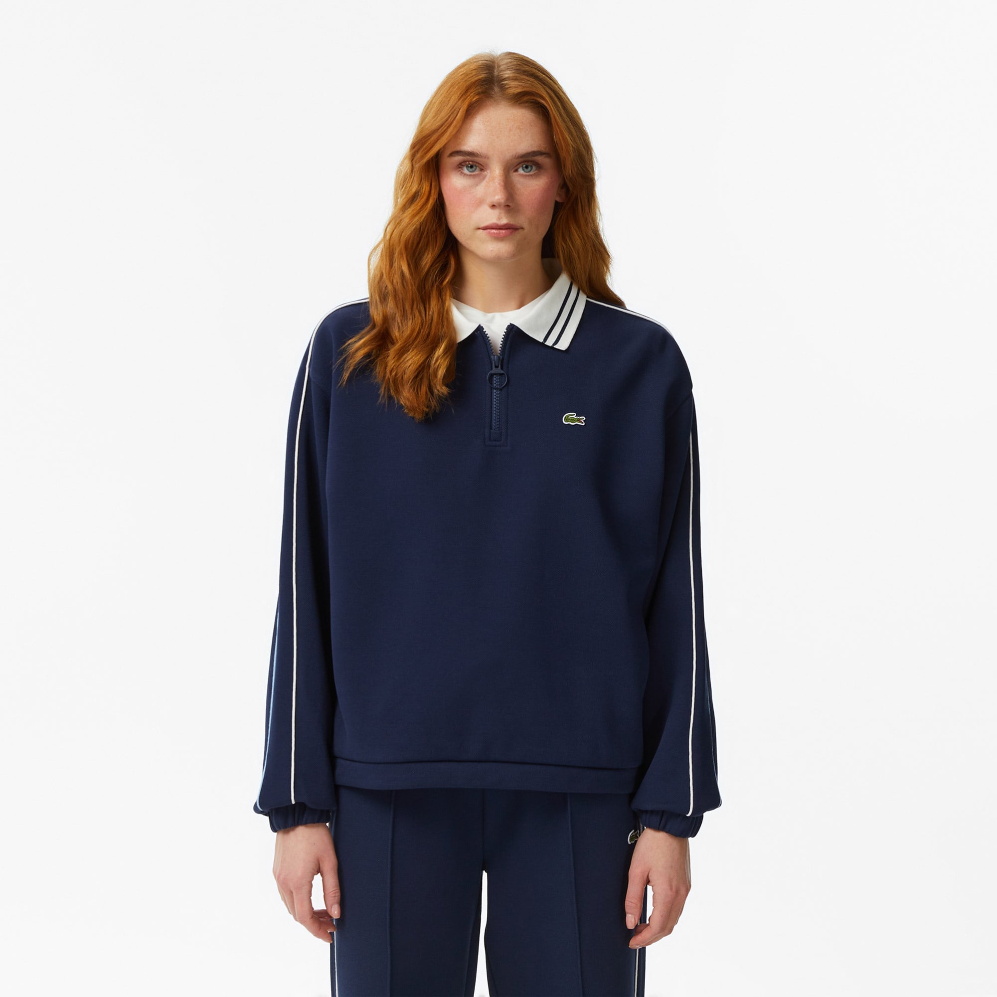 Женская толстовка Lacoste, синий, арт. SF0608