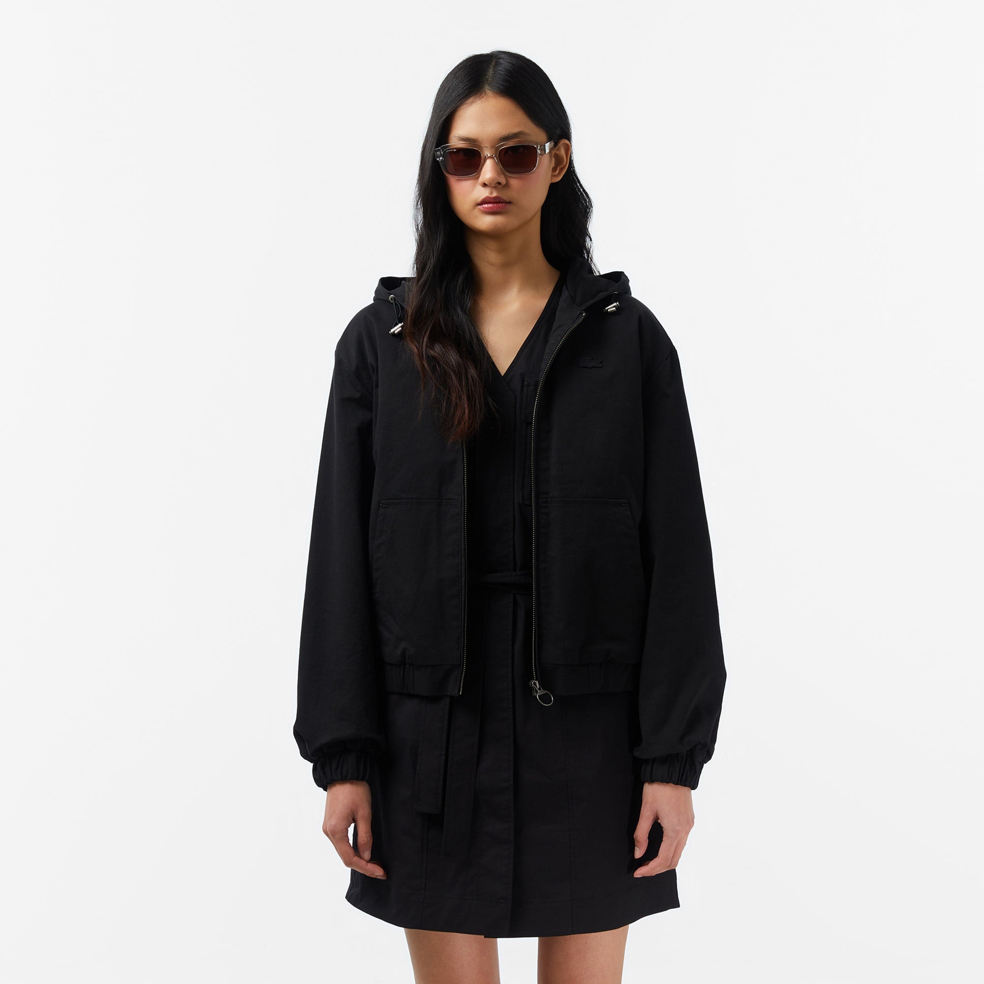 Женская куртка Lacoste BF0618, черный, арт. BF0618