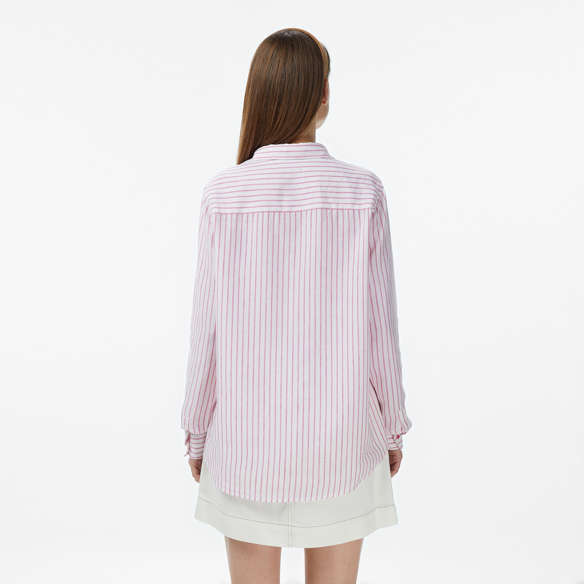 Женская рубашка Lacoste из смеси льна 2
