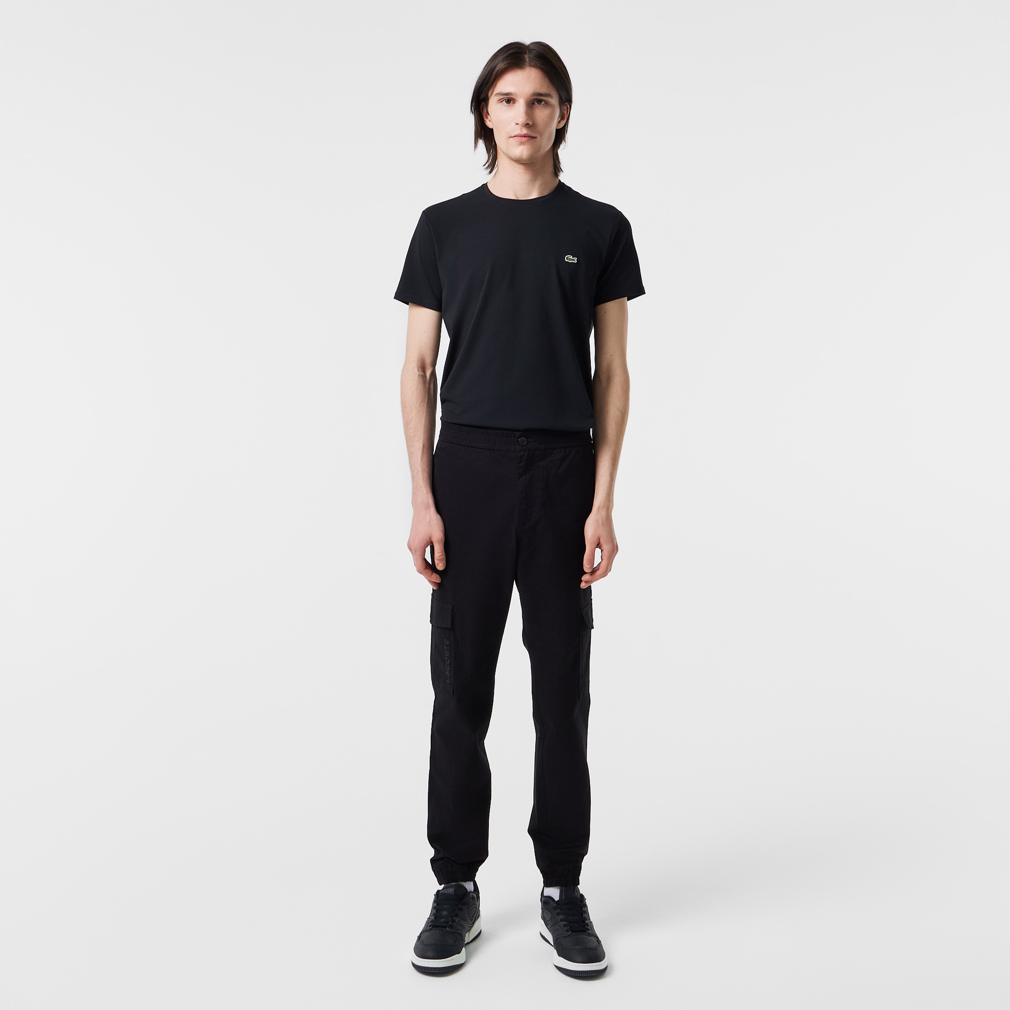 

Мужские брюки Lacoste Jogger Fit с боковыми карманами, Чёрный