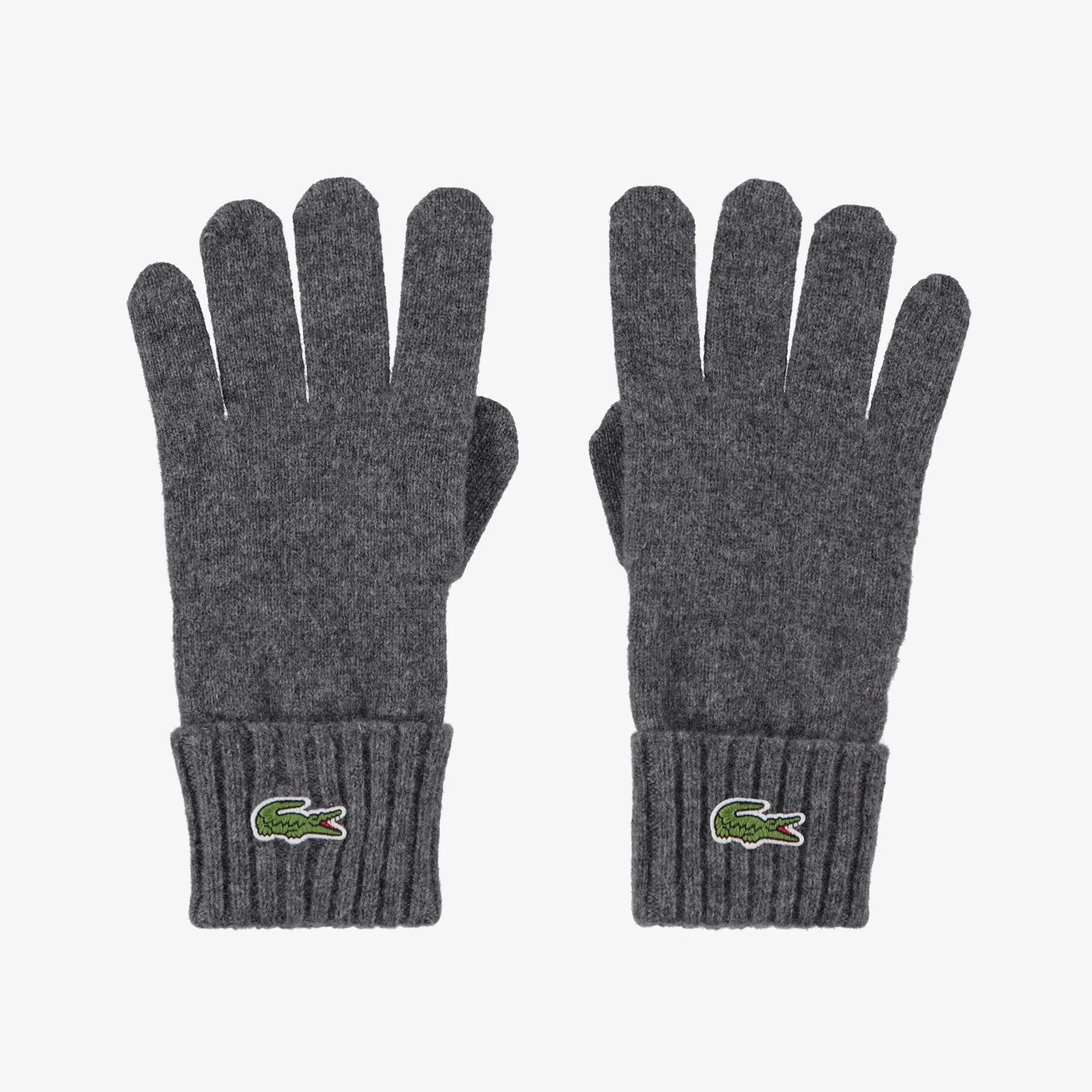 Шерстяные перчатки Lacoste, серый, арт. RV0452