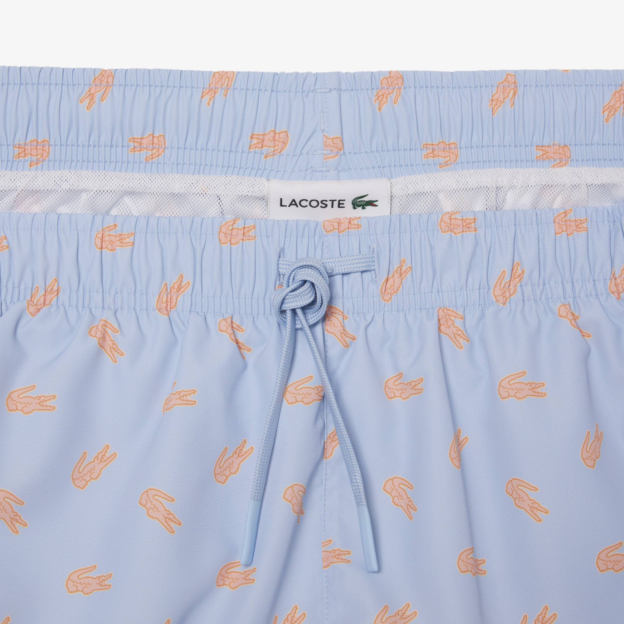 Мужские хлопковые купальные шорты Lacoste 5