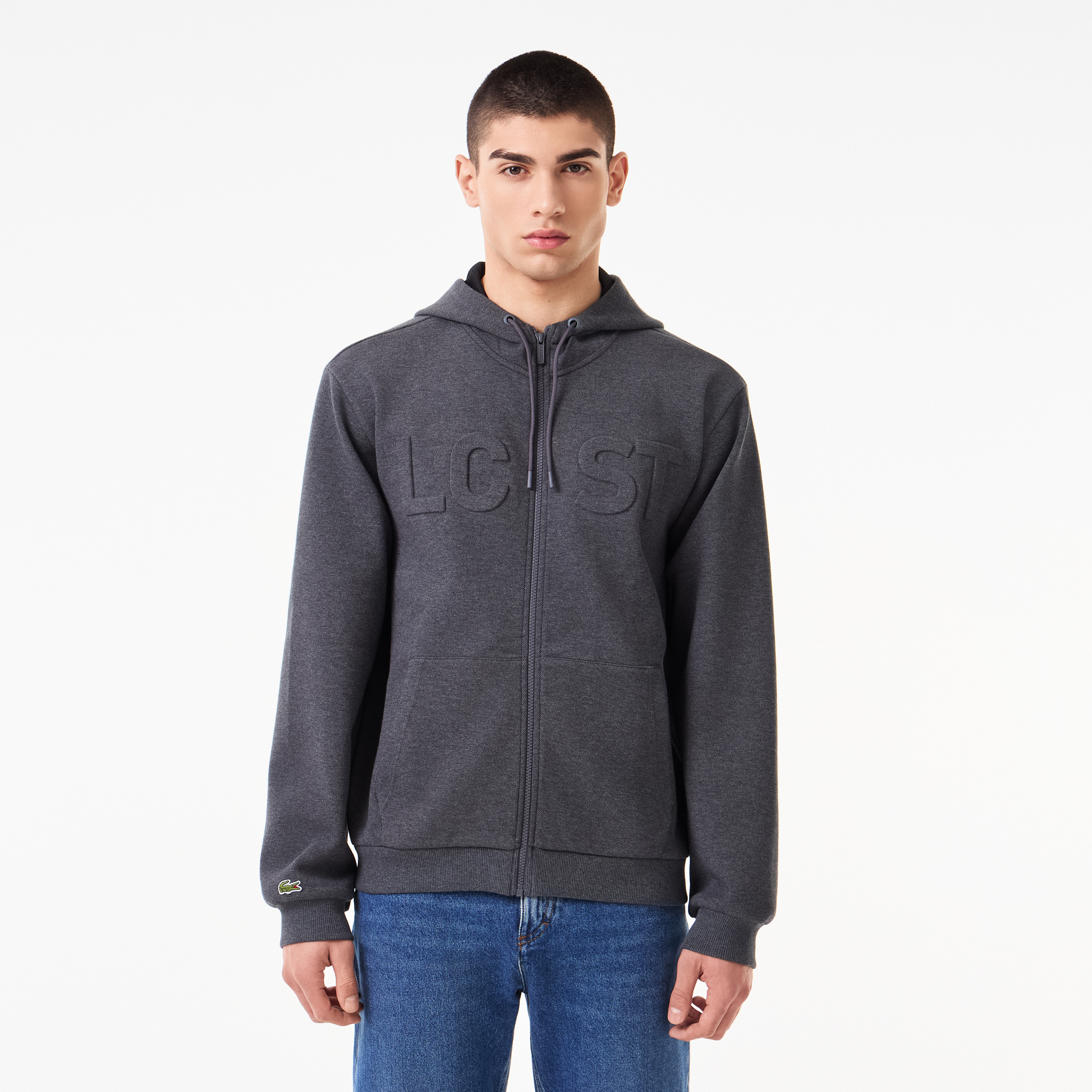 Толстовка Lacoste FW24 Runway Unisex, серый, арт. SH2510