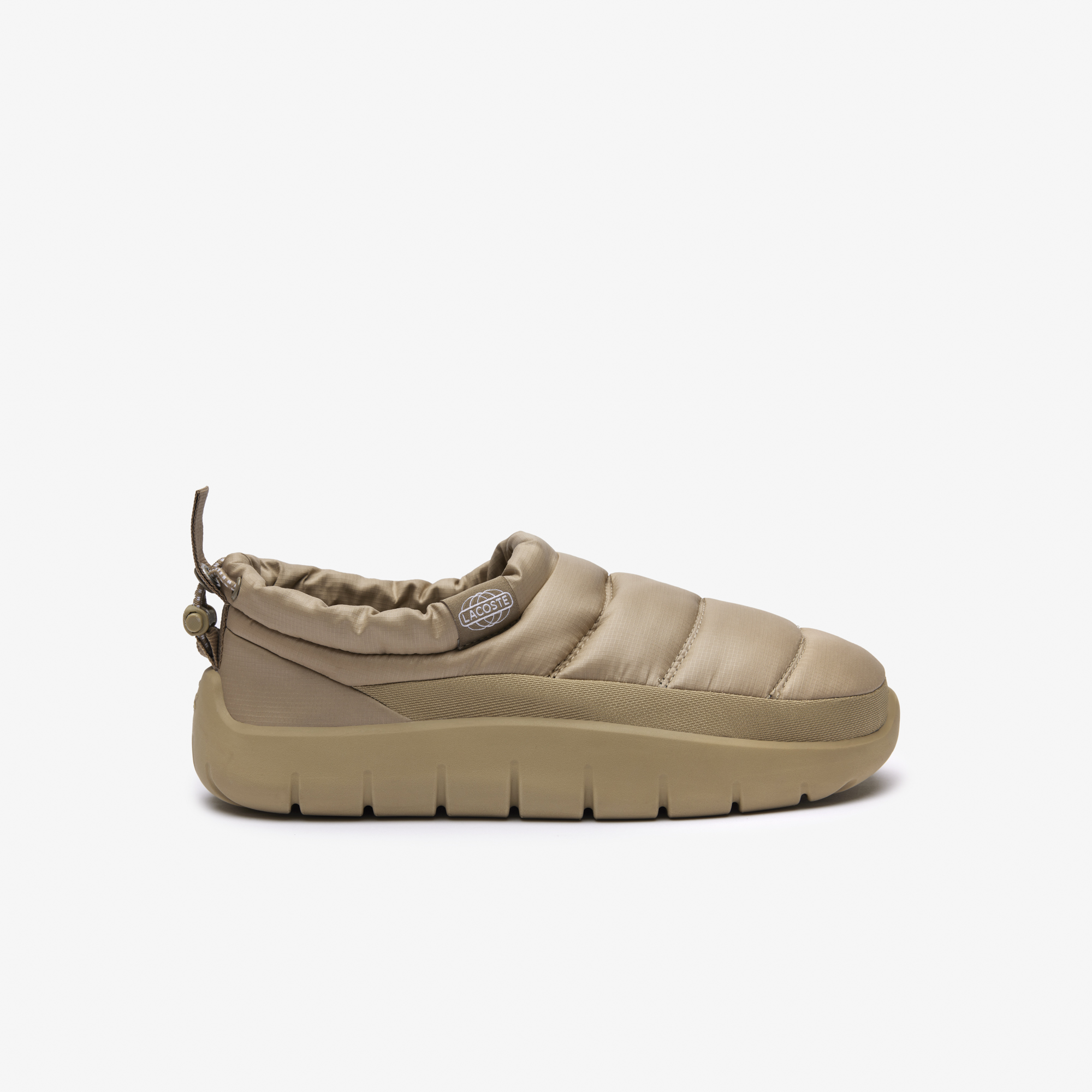 

Мужские утеплённые слипоны Lacoste SERVE SLIPPER 223 1 CMA, Бежевый