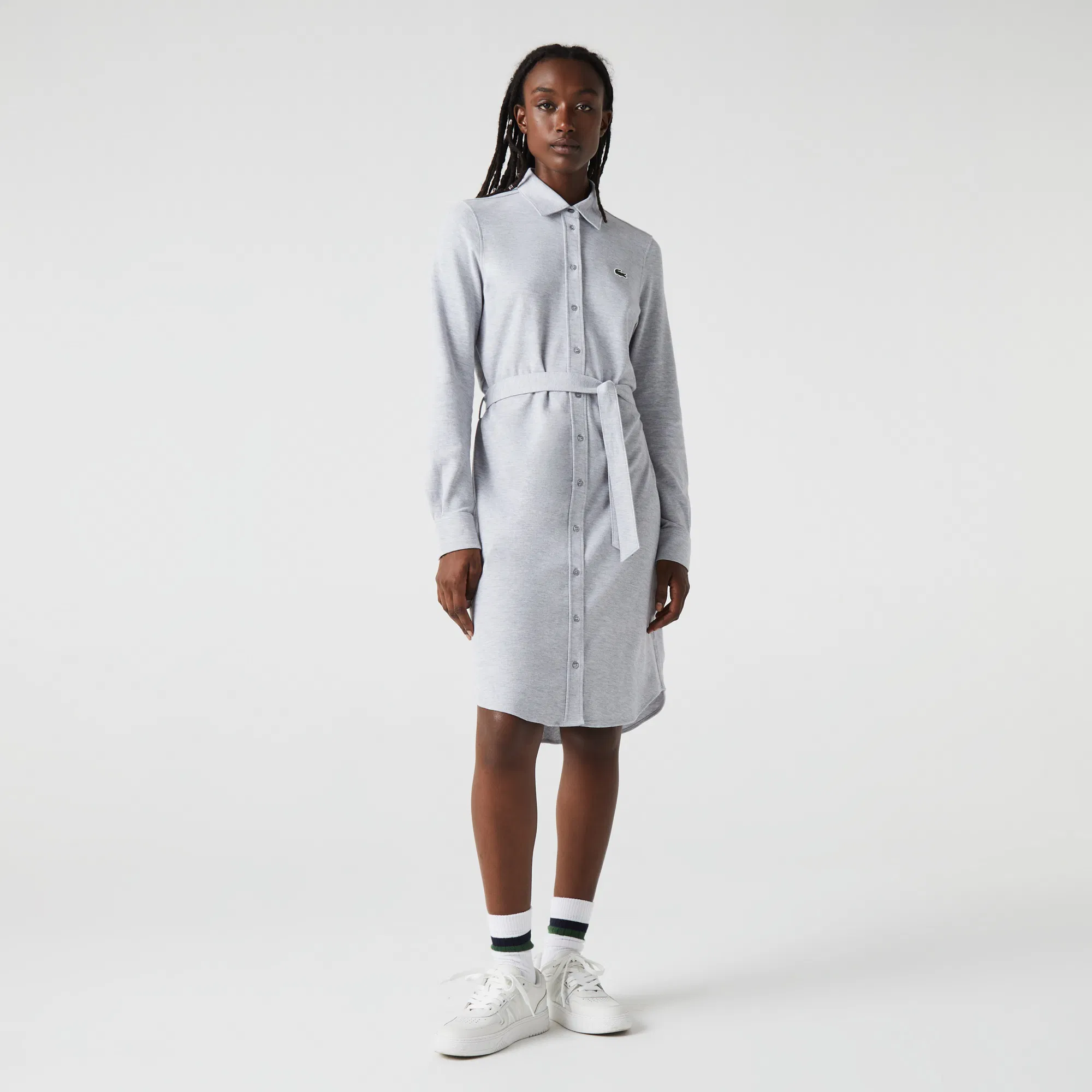 Женское хлопковое платье Lacoste