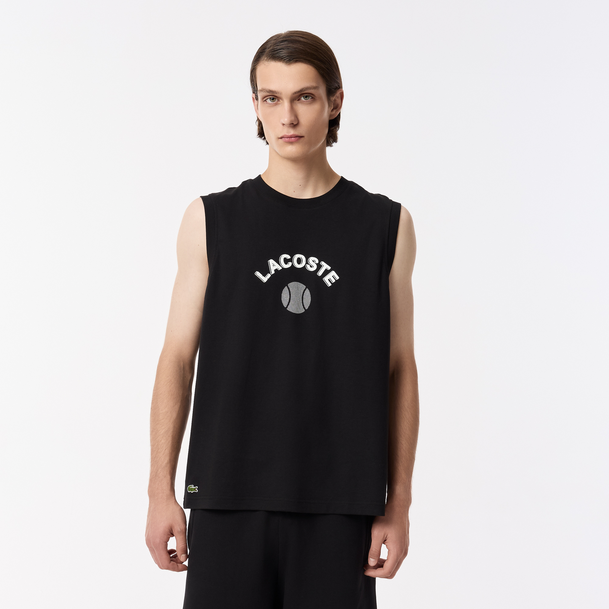 Мужской топ Lacoste, черный, арт. TH0520