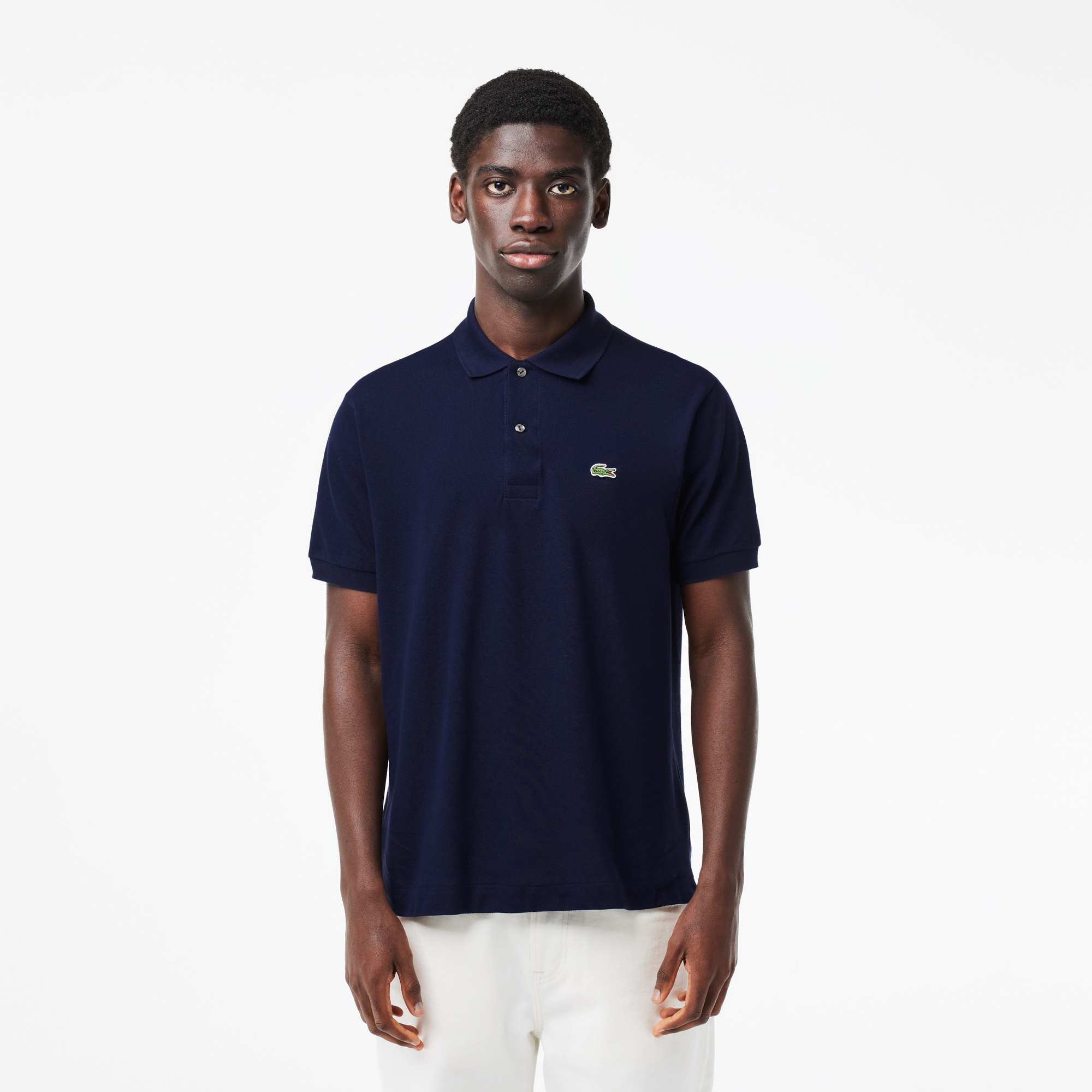 Мужское поло Lacoste L1212 Classic Fit, синий, арт. L1212