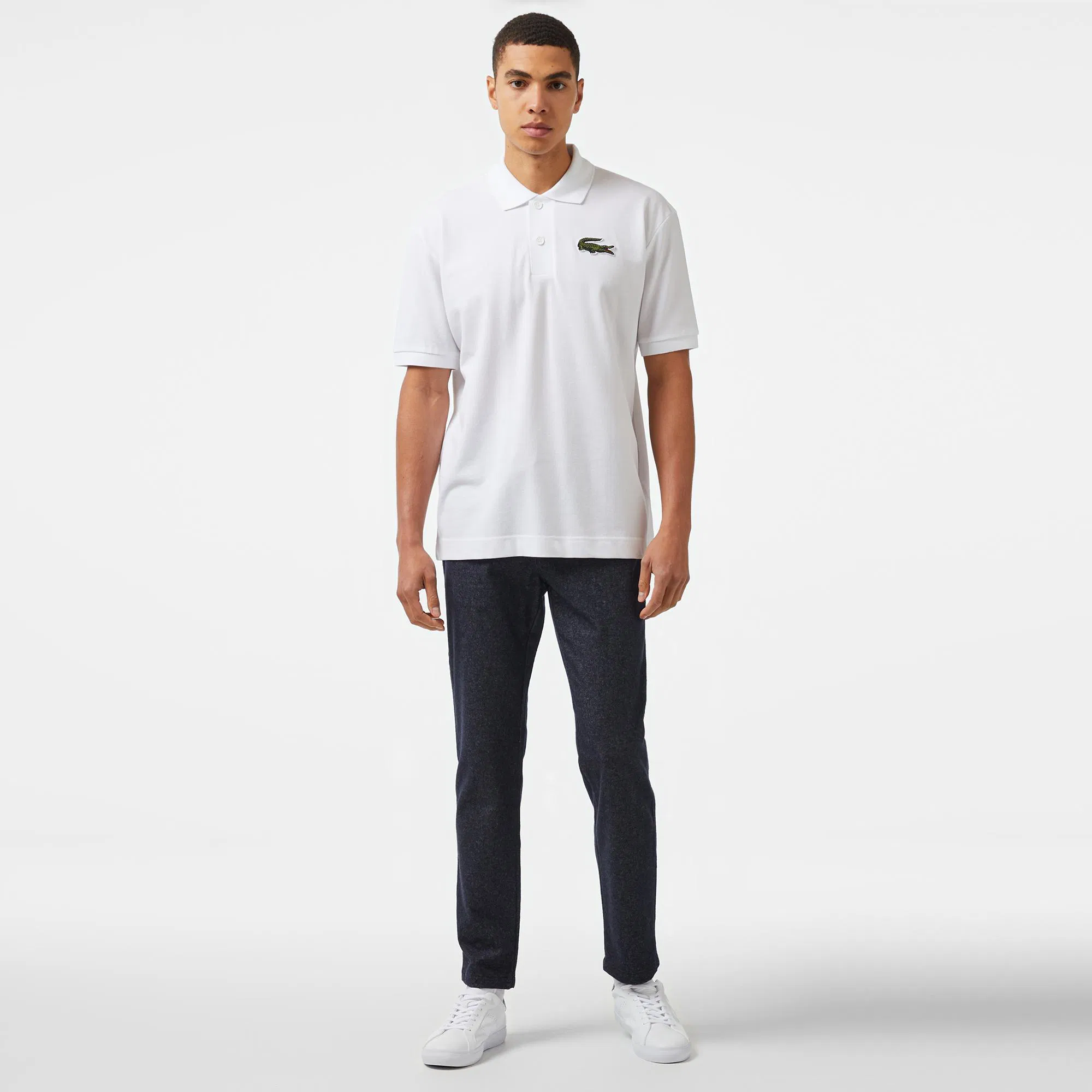 

Мужские брюки Lacoste из смеси хлопка и шерсти, Синий