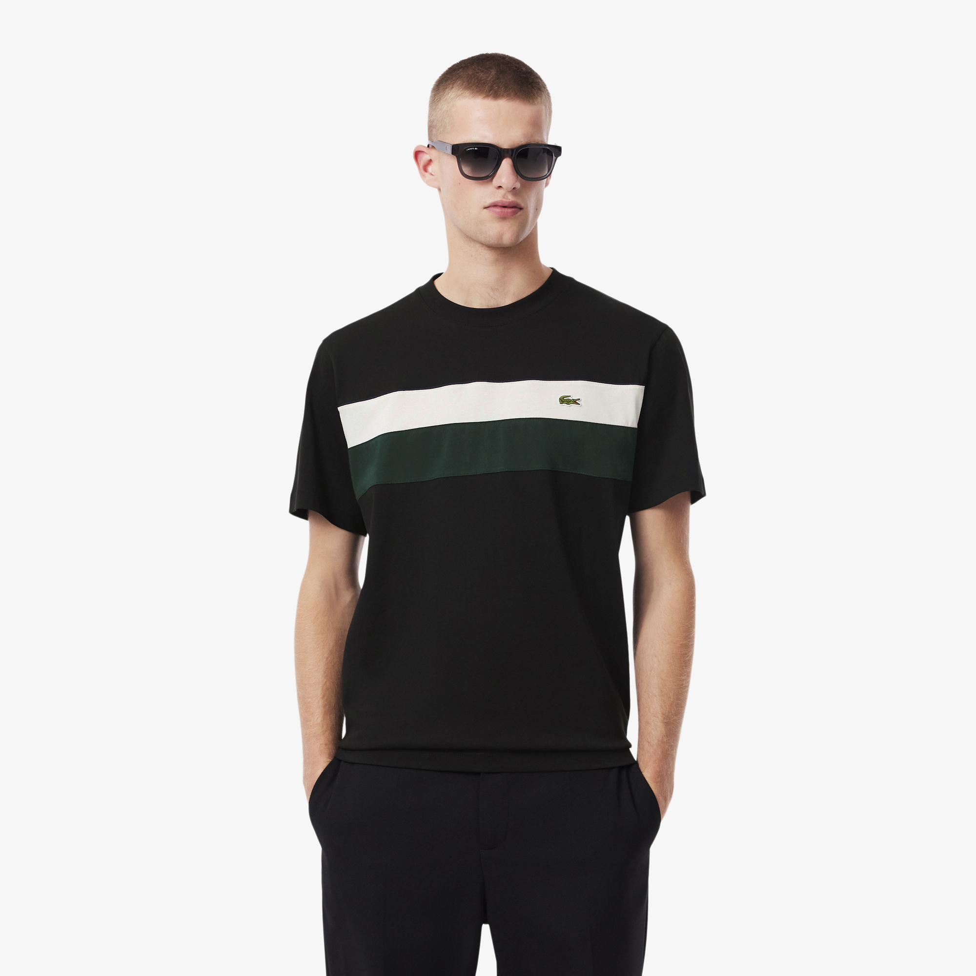 Футболка Lacoste колор-блок, разноцветный, арт. TH5890