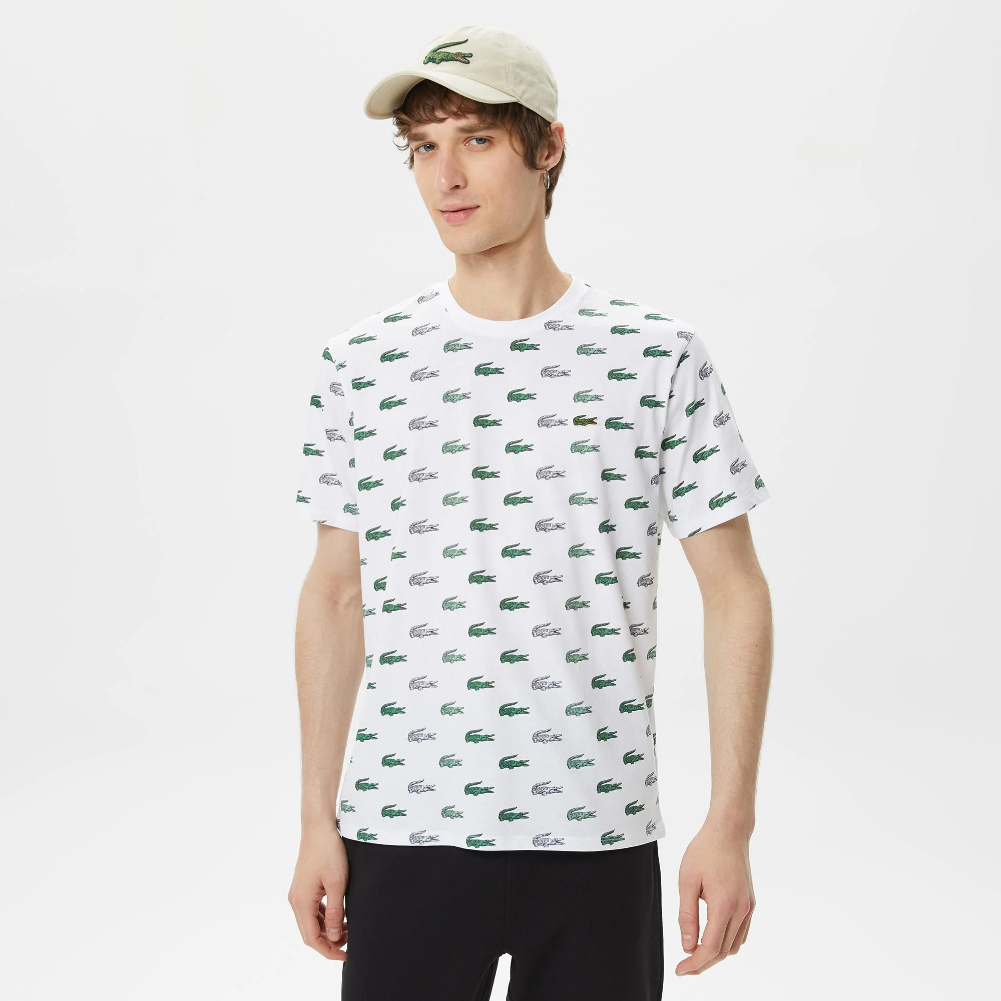 

Мужская футболка Lacoste Relaxed Fit, Белый