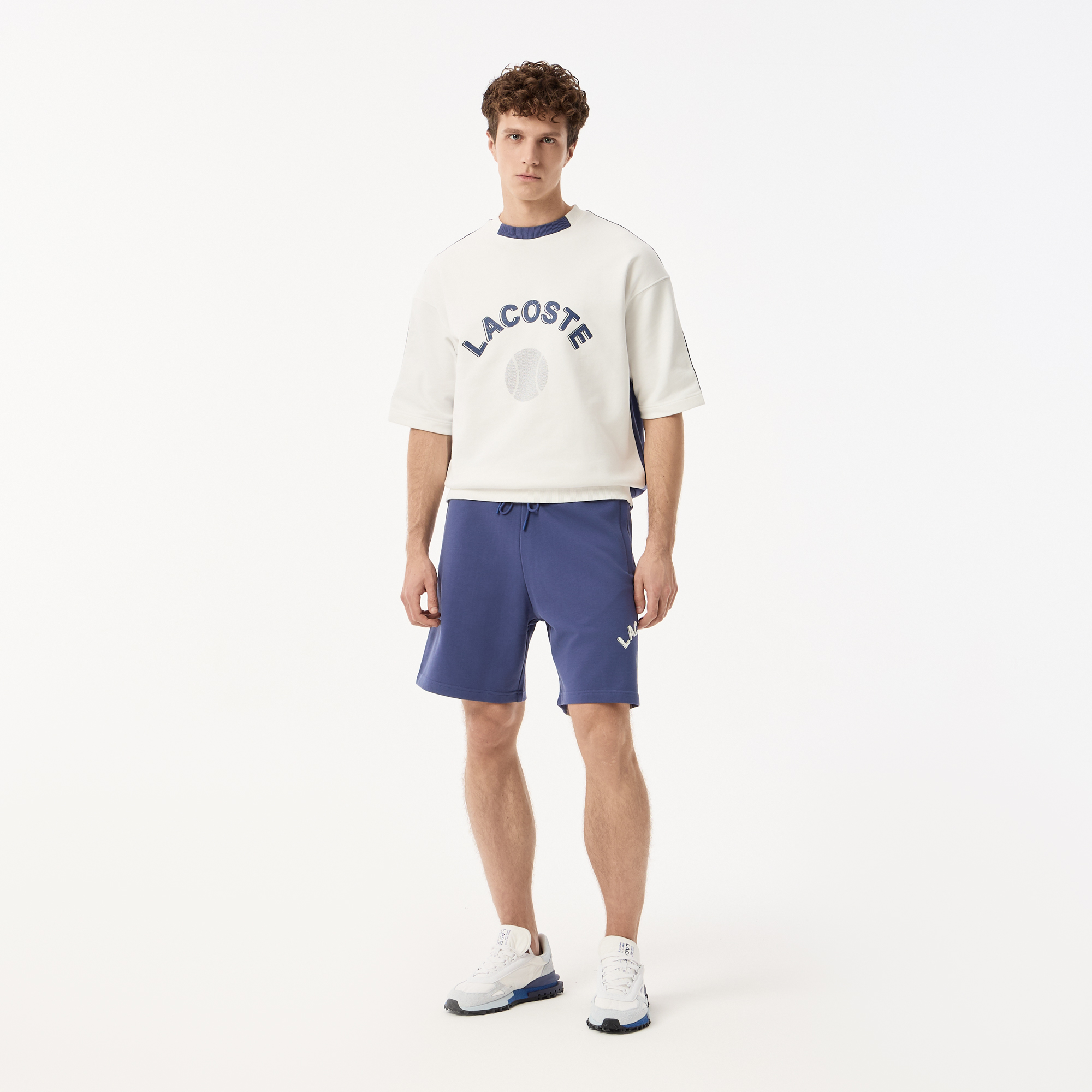 

Мужские шорты Lacoste из хлопка, Синий