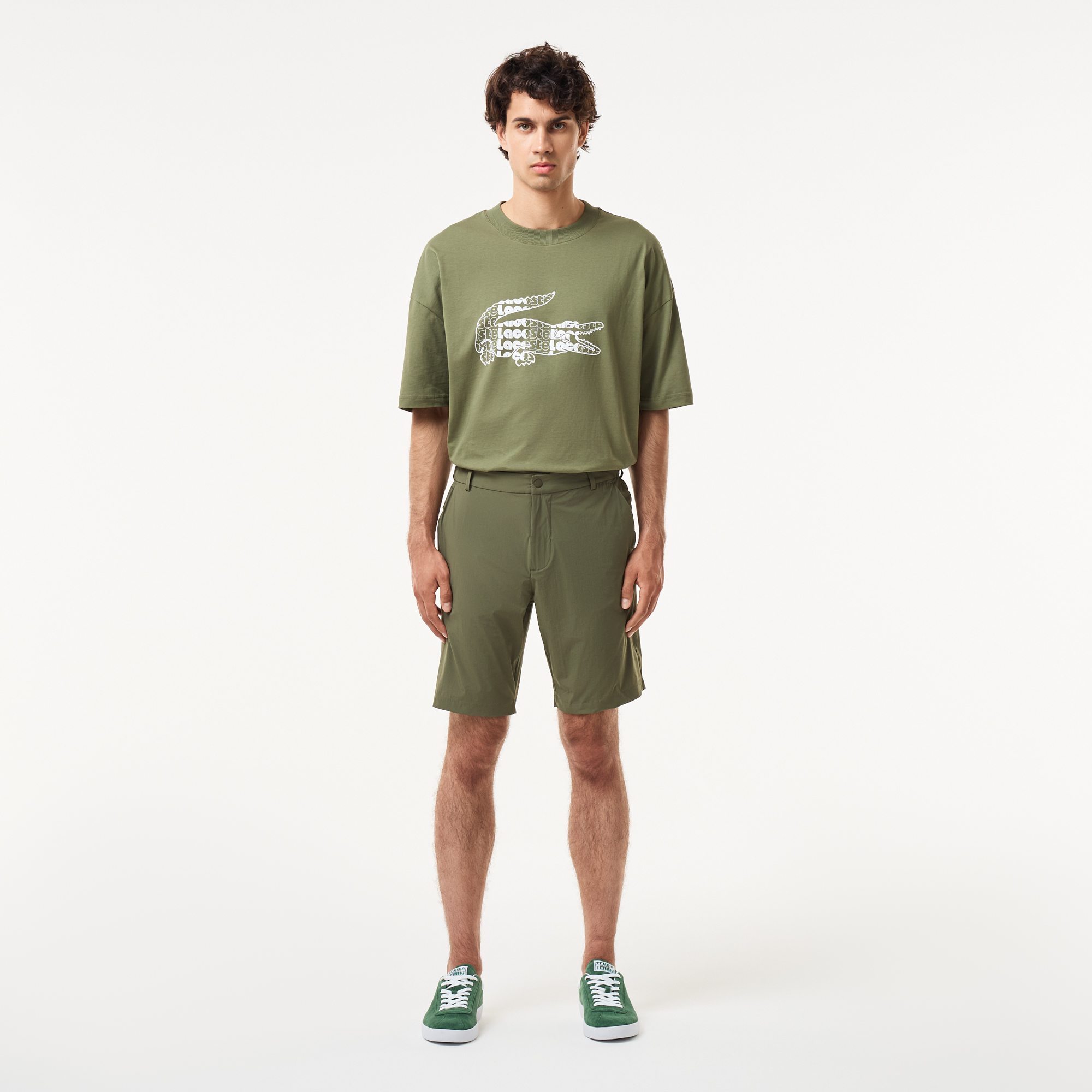Мужские шорты Lacoste Regular Fit, зеленый, арт. FH0428