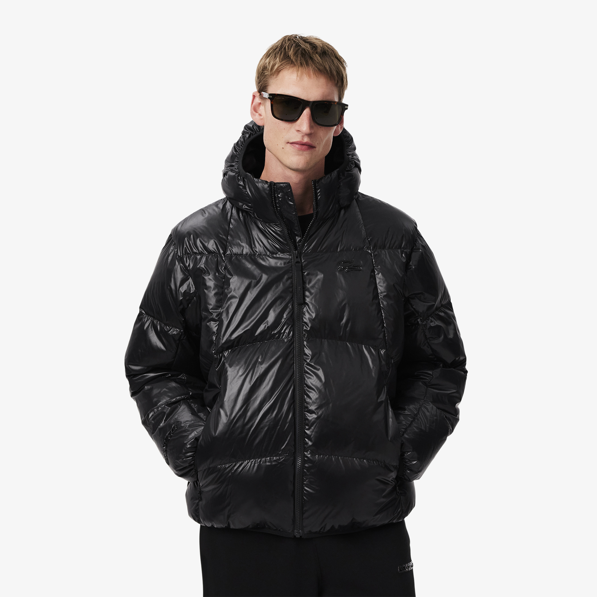 Мужской пуховик Lacoste, черный, арт. BH2889